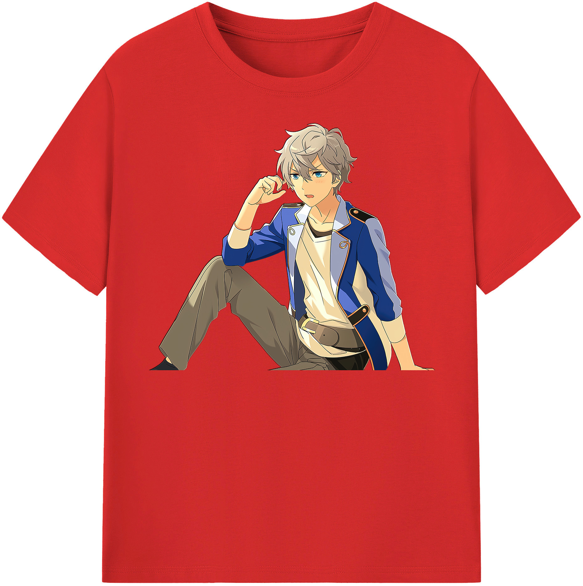 （画像用） あんさんぶるスターズ! Ensemble Stars レディースカジュアルプリントTシャツ（綿100％）