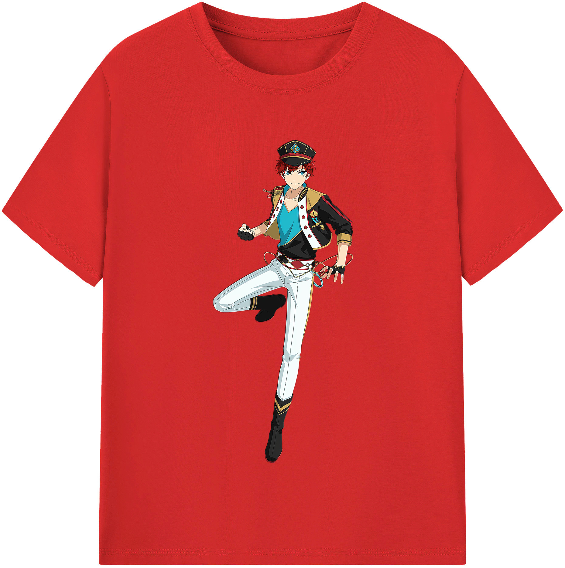 （画像用） あんさんぶるスターズ! Ensemble Stars レディースカジュアルプリントTシャツ（綿100％）