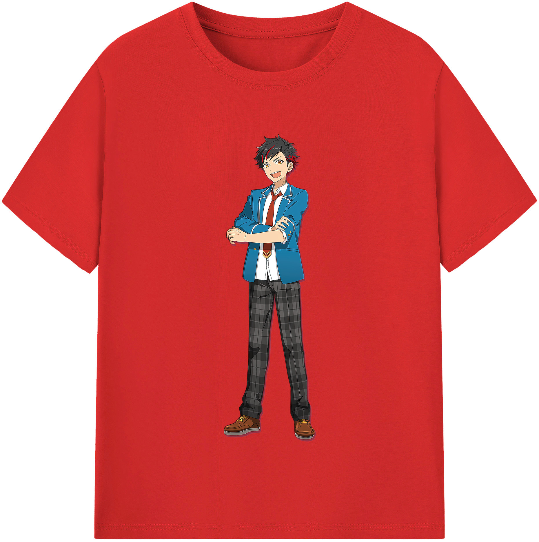 （画像用） あんさんぶるスターズ! Ensemble Stars レディースカジュアルプリントTシャツ（綿100％）