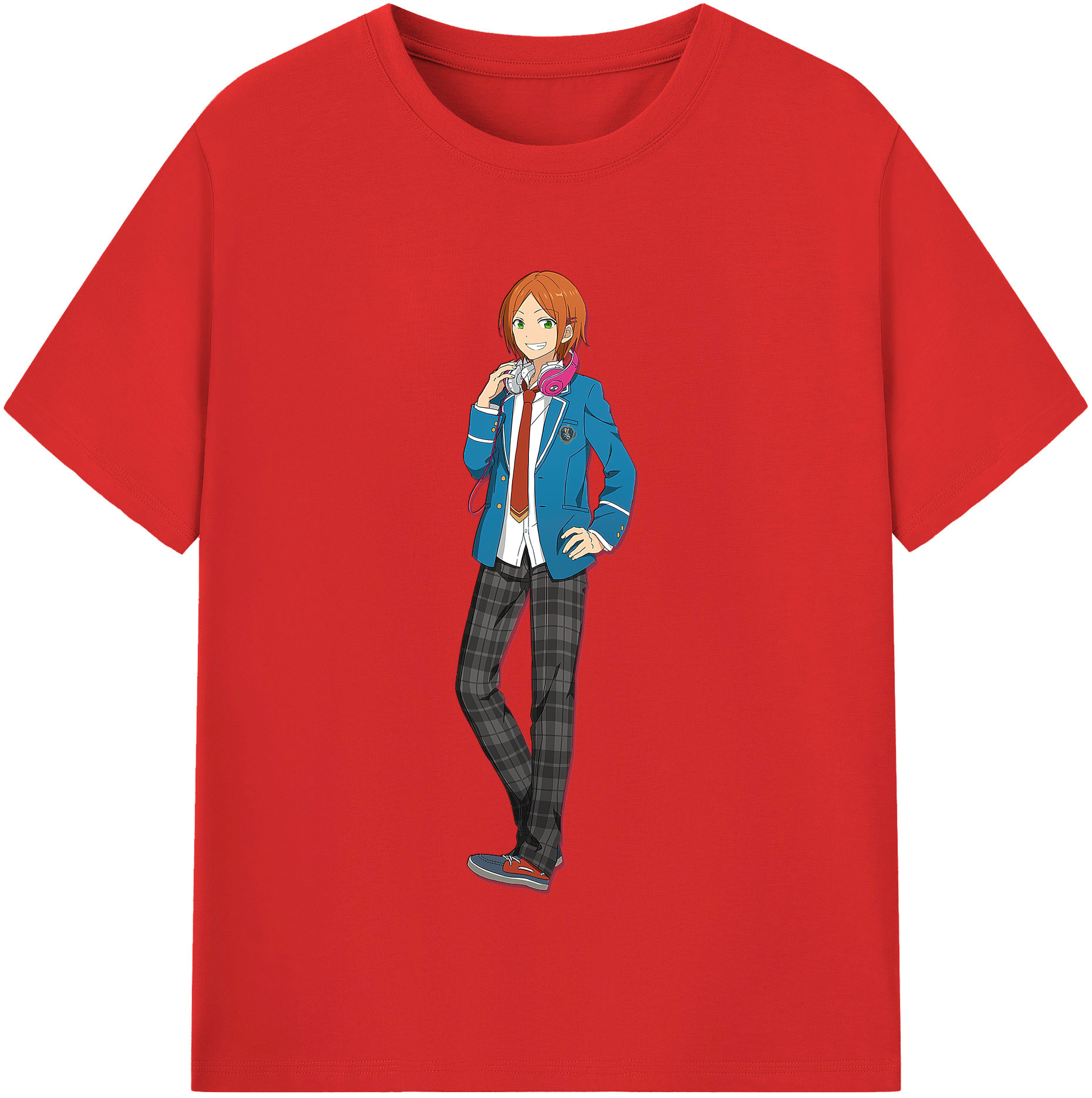 （画像用） あんさんぶるスターズ! Ensemble Stars レディースカジュアルプリントTシャツ（綿100％）