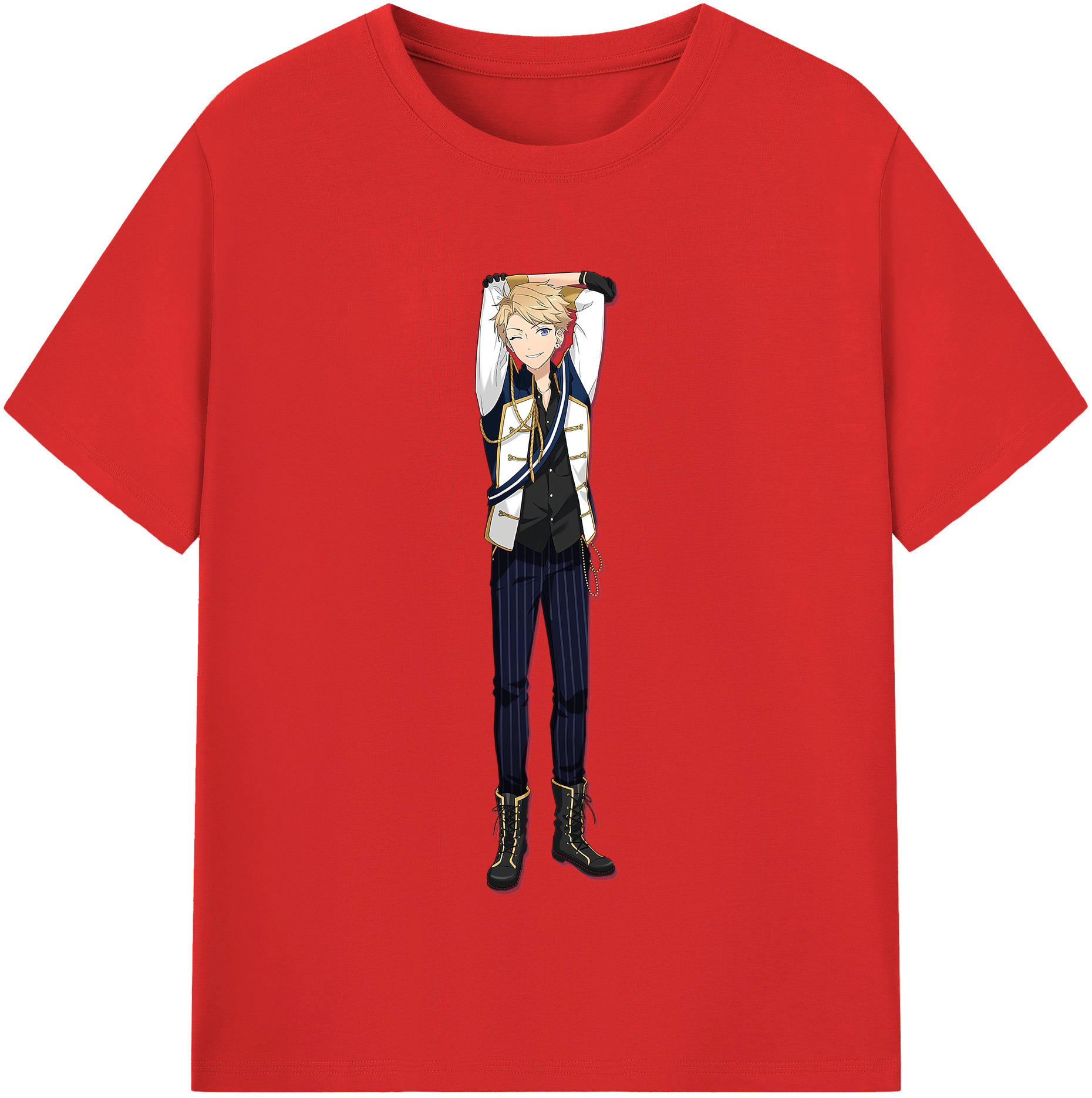 （画像用） あんさんぶるスターズ! Ensemble Stars レディースカジュアルプリントTシャツ（綿100％）