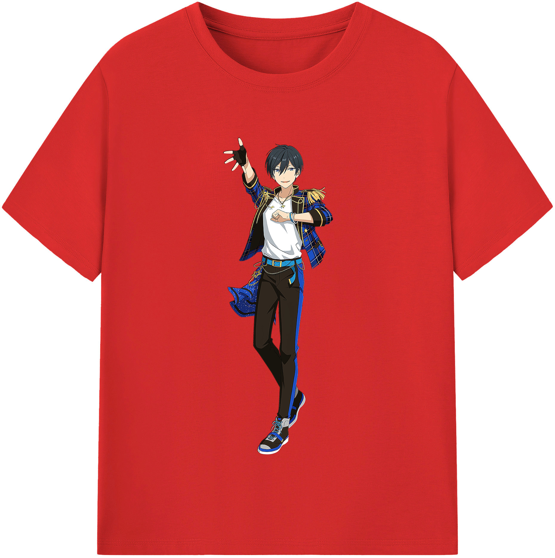 （画像用） あんさんぶるスターズ! Ensemble Stars レディースカジュアルプリントTシャツ（綿100％）