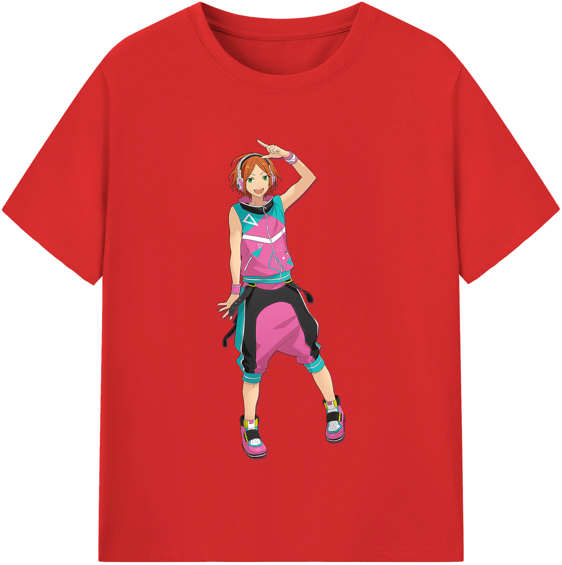 （画像用） あんさんぶるスターズ! Ensemble Stars レディースカジュアルプリントTシャツ（綿100％）