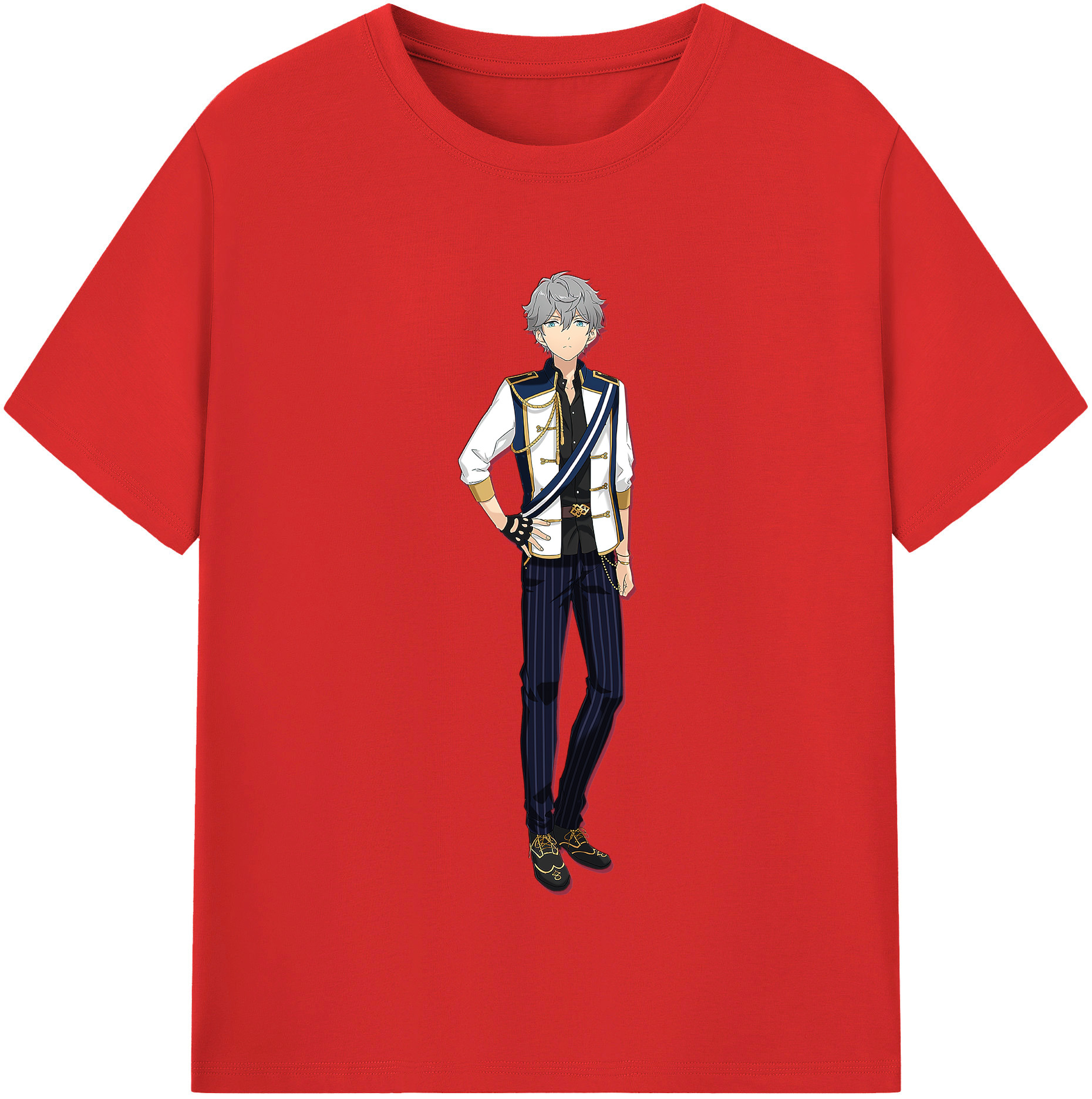 （画像用） あんさんぶるスターズ! Ensemble Stars レディースカジュアルプリントTシャツ（綿100％）