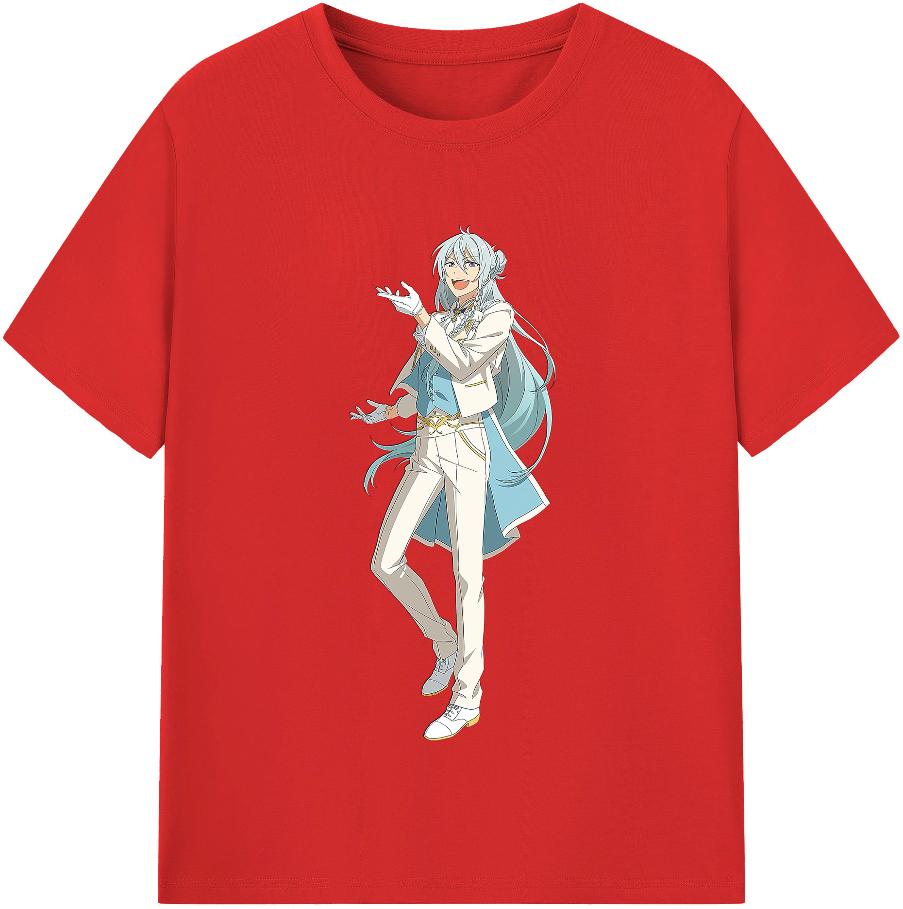 （画像用） あんさんぶるスターズ! Ensemble Stars レディースカジュアルプリントTシャツ（綿100％）