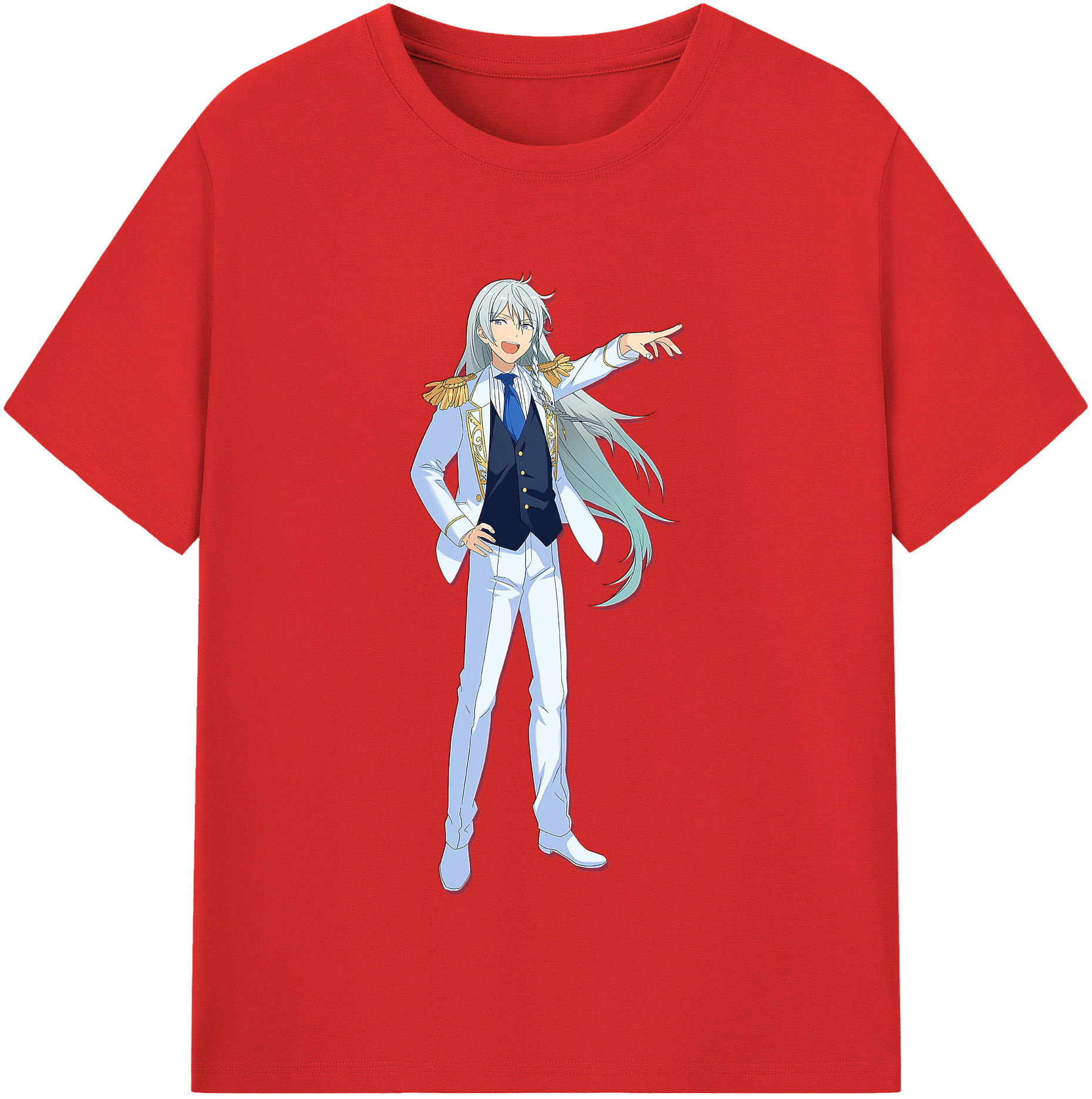 （画像用） あんさんぶるスターズ! Ensemble Stars レディースカジュアルプリントTシャツ（綿100％）