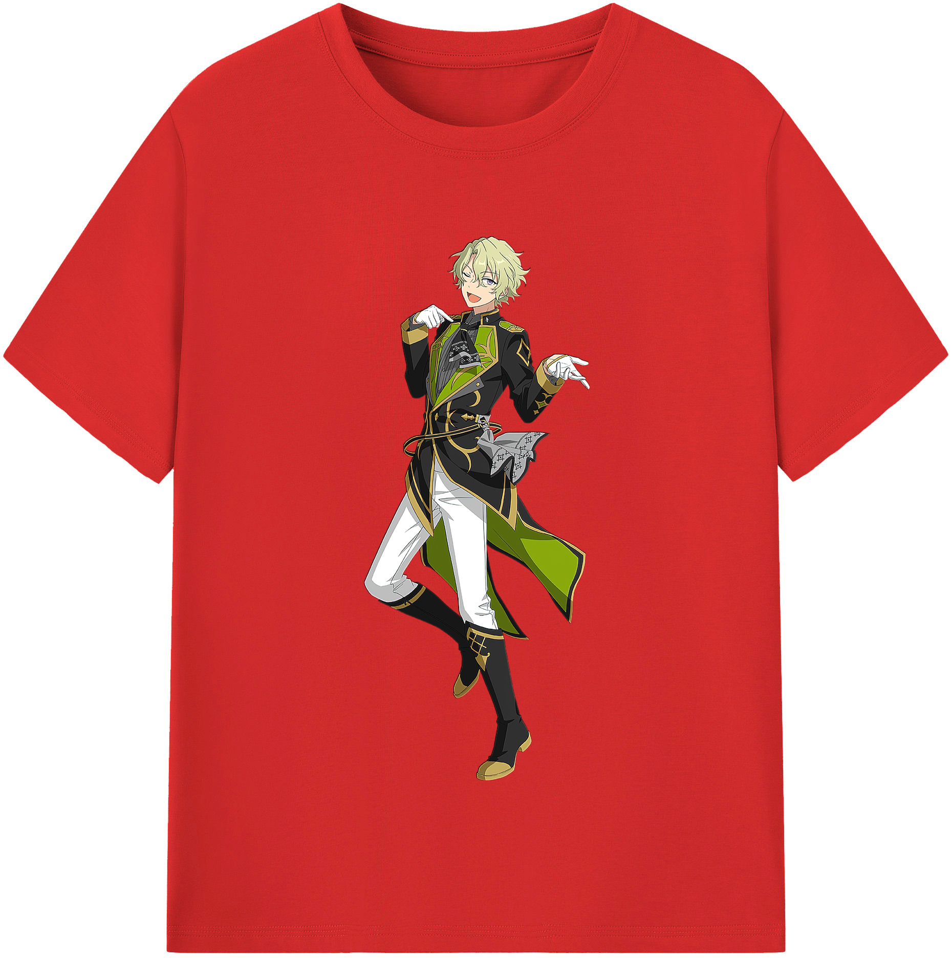 （画像用） あんさんぶるスターズ! Ensemble Stars レディースカジュアルプリントTシャツ（綿100％）