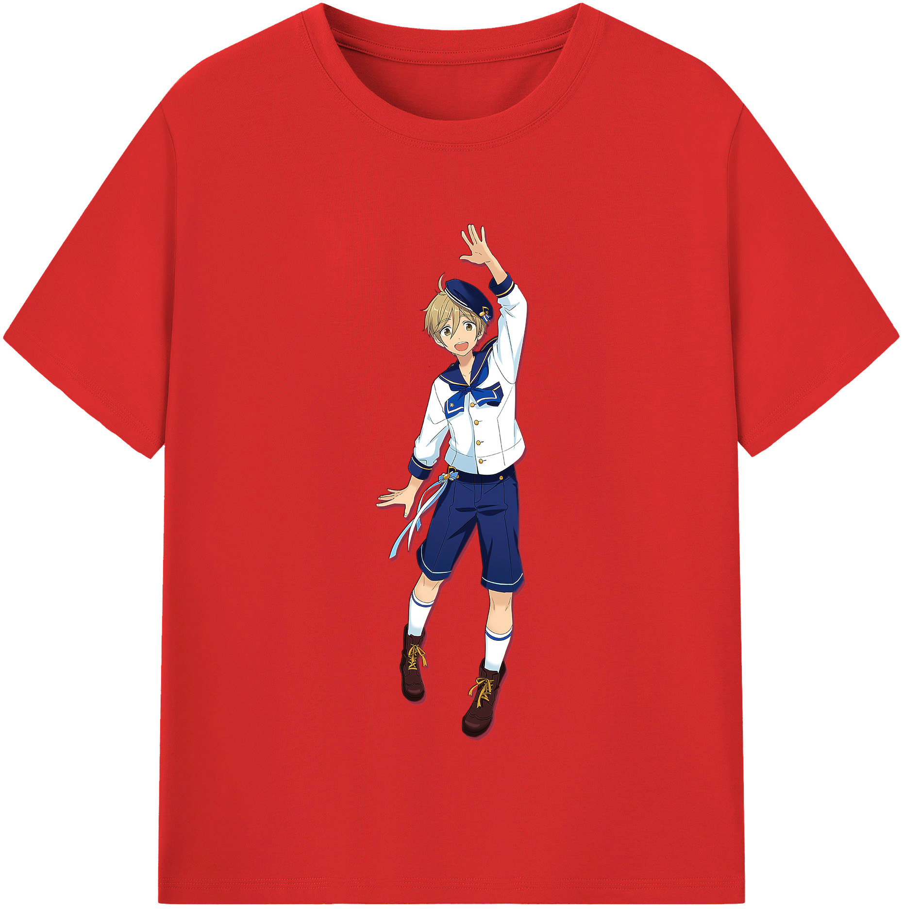 （画像用） あんさんぶるスターズ! Ensemble Stars レディースカジュアルプリントTシャツ（綿100％）