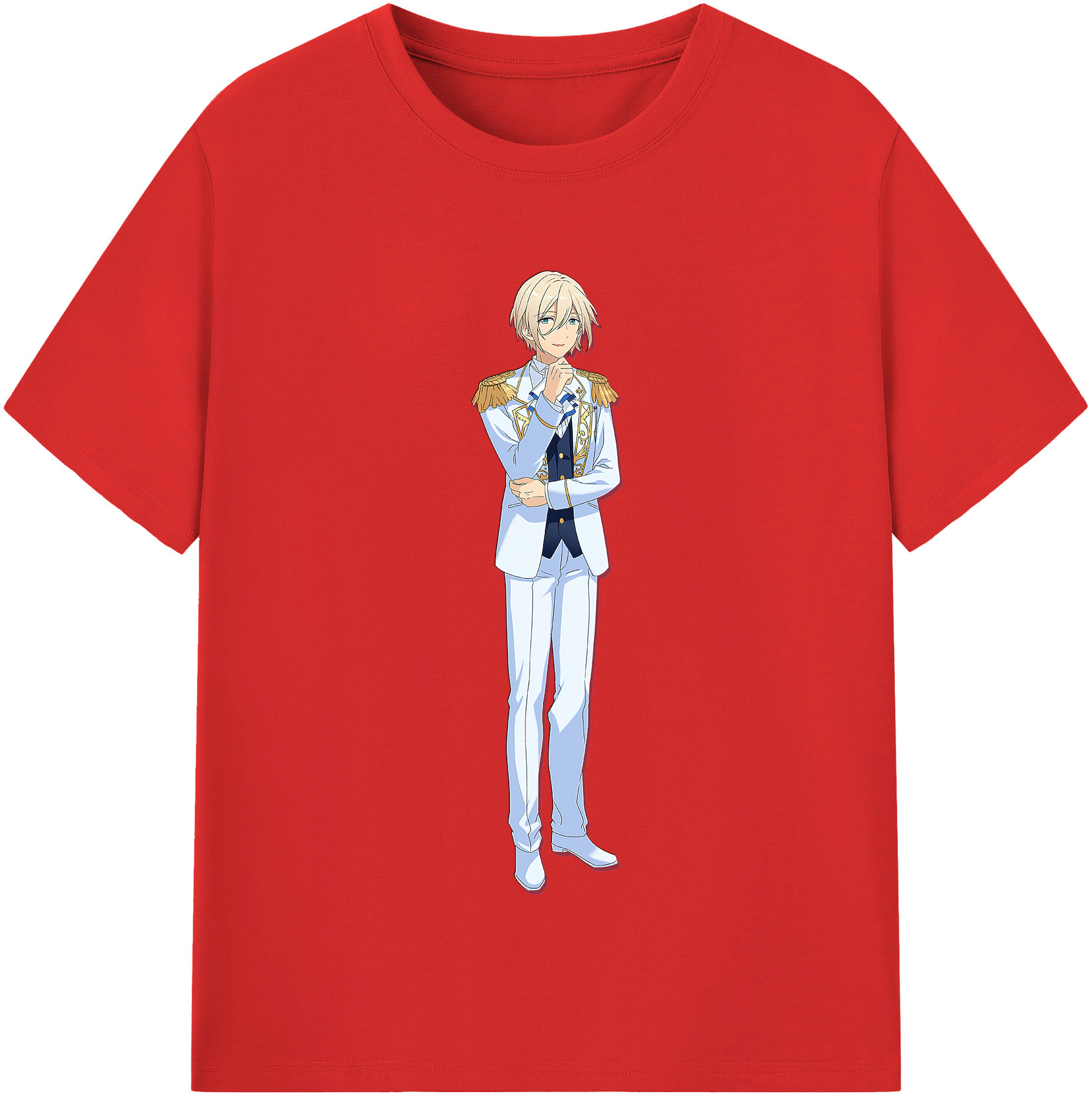 （画像用） あんさんぶるスターズ! Ensemble Stars レディースカジュアルプリントTシャツ（綿100％）