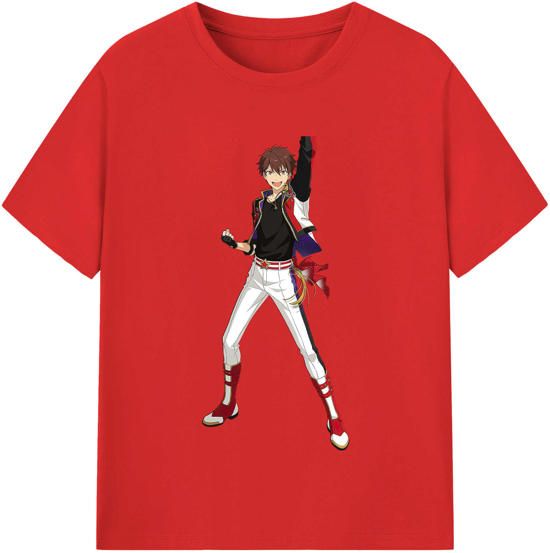 （画像用） あんさんぶるスターズ! Ensemble Stars レディースカジュアルプリントTシャツ（綿100％）
