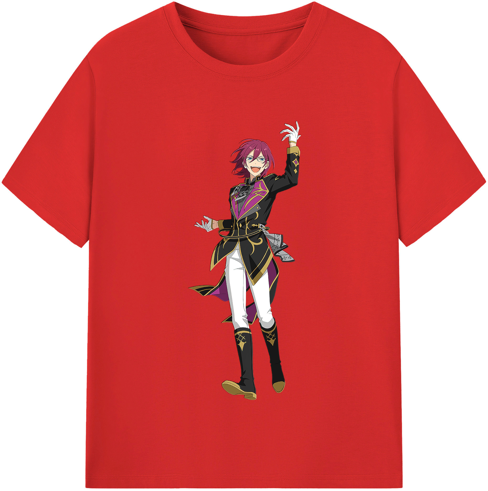 （画像用） あんさんぶるスターズ! Ensemble Stars レディースカジュアルプリントTシャツ（綿100％）