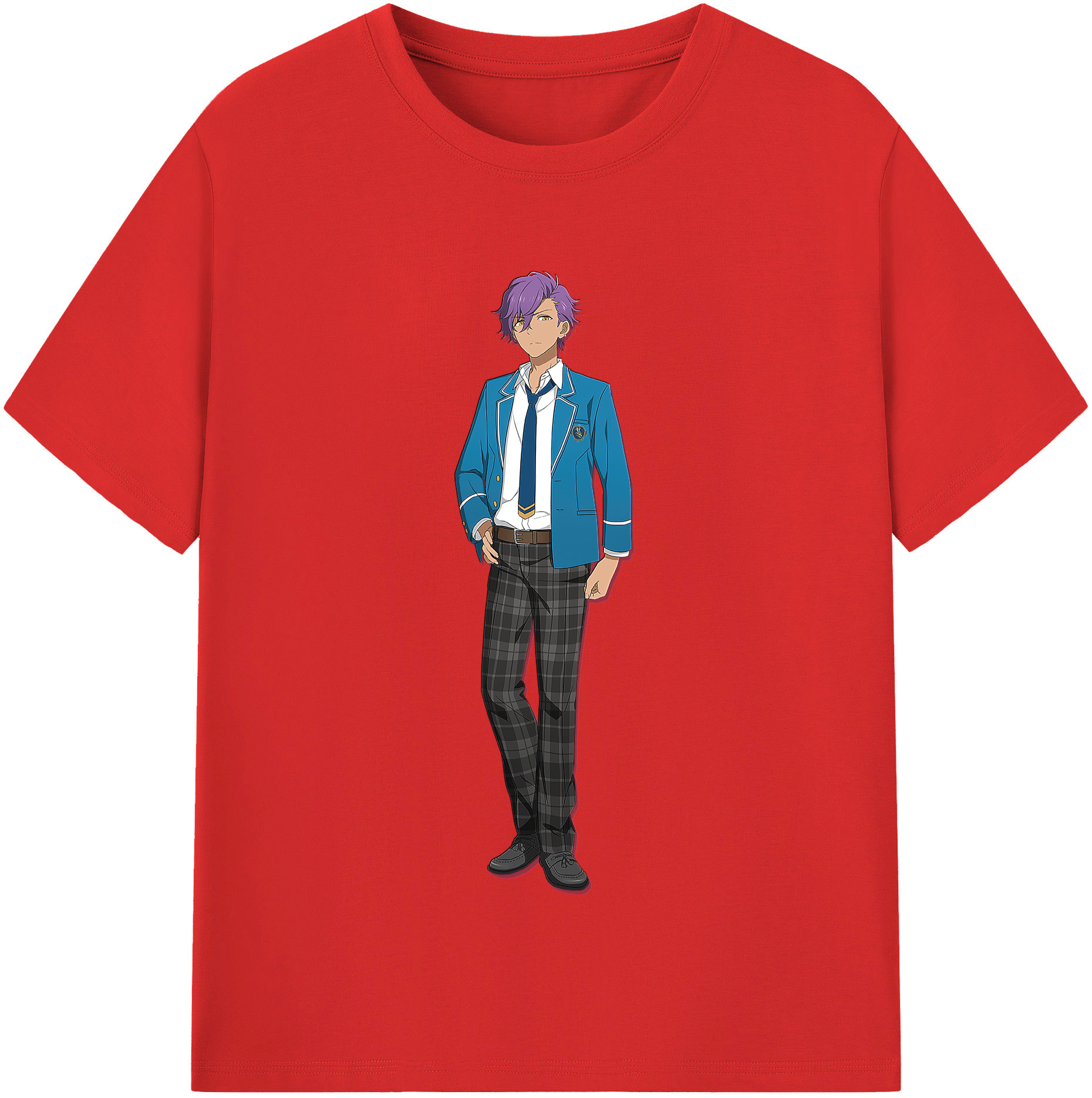 （画像用） あんさんぶるスターズ! Ensemble Stars レディースカジュアルプリントTシャツ（綿100％）