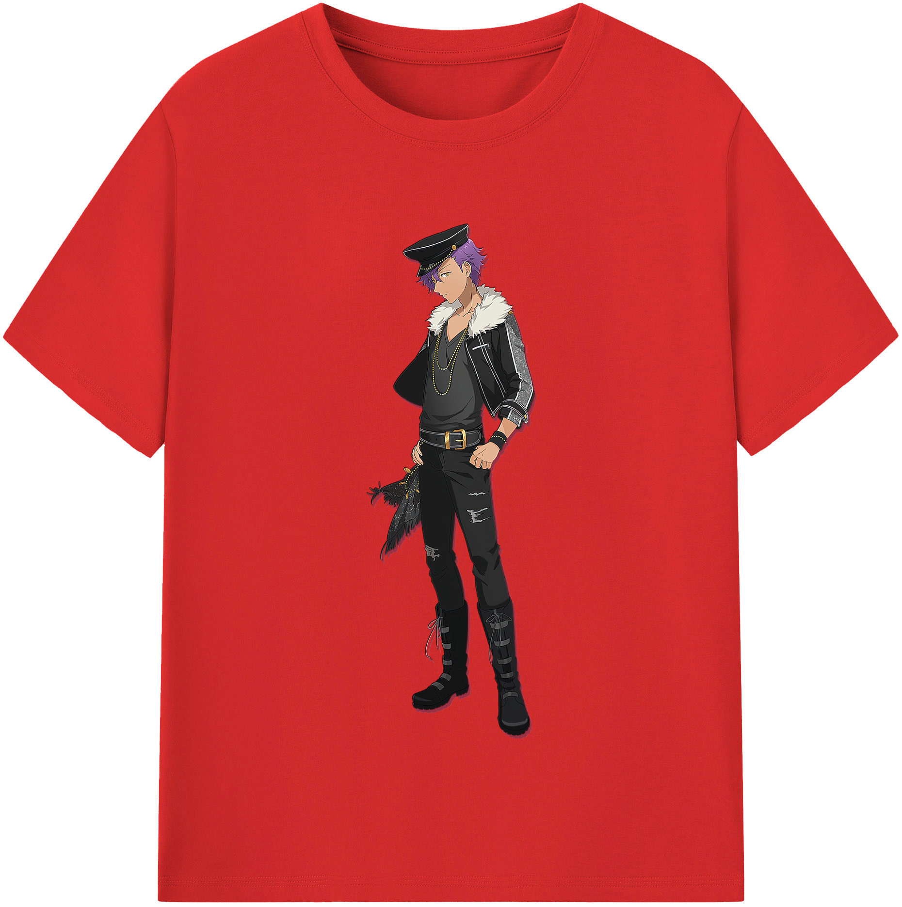 （画像用） あんさんぶるスターズ! Ensemble Stars レディースカジュアルプリントTシャツ（綿100％）