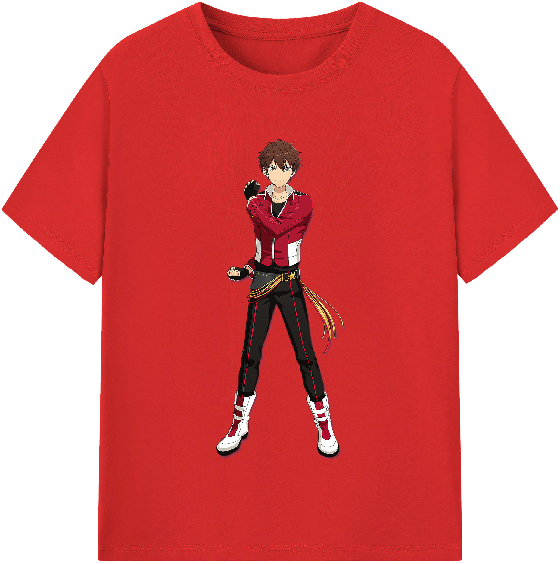 （画像用） あんさんぶるスターズ! Ensemble Stars レディースカジュアルプリントTシャツ（綿100％）