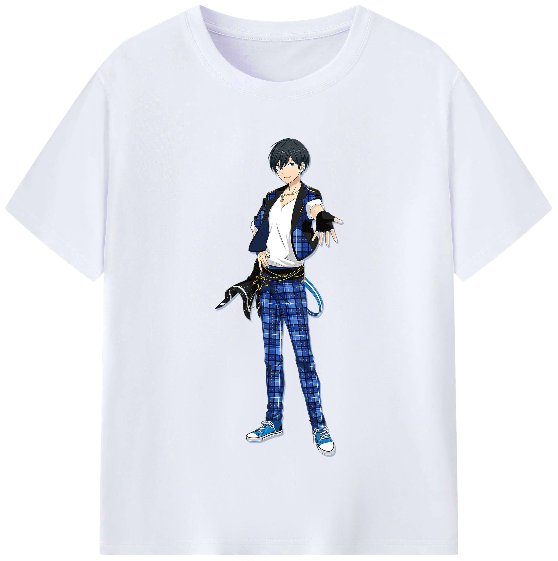 （画像用） あんさんぶるスターズ! Ensemble Stars レディースカジュアルプリントTシャツ（綿100％）