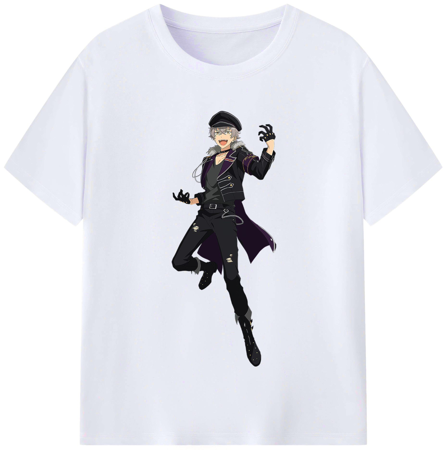 （画像用） あんさんぶるスターズ! Ensemble Stars レディースカジュアルプリントTシャツ（綿100％）