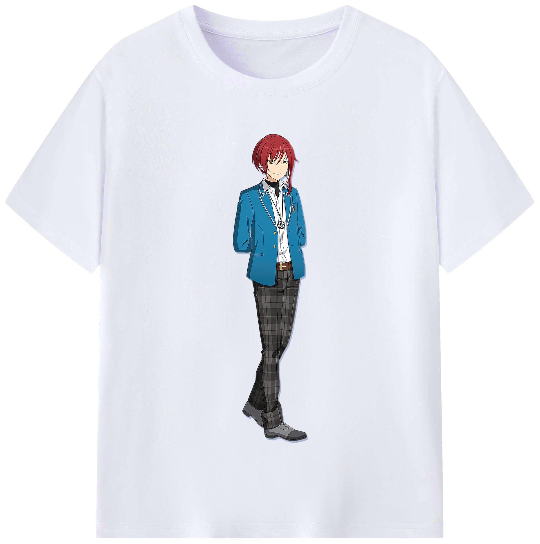 （画像用） あんさんぶるスターズ! Ensemble Stars レディースカジュアルプリントTシャツ（綿100％）
