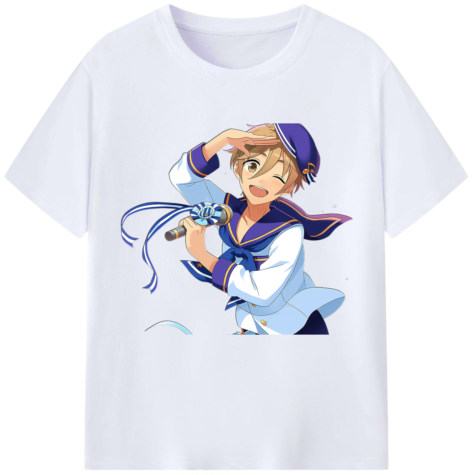 （画像用） あんさんぶるスターズ! Ensemble Stars レディースカジュアルプリントTシャツ（綿100％）