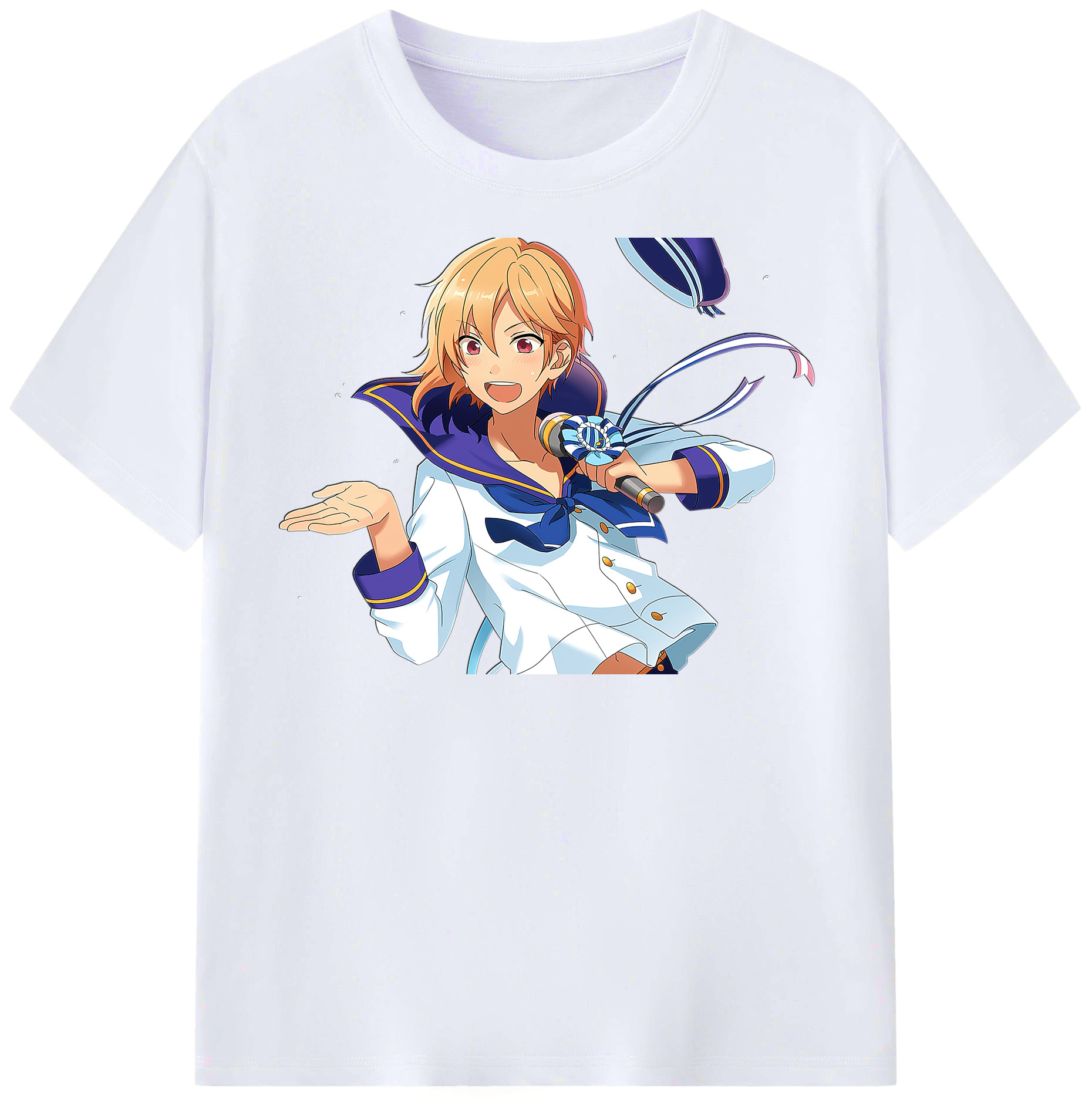 （画像用） あんさんぶるスターズ! Ensemble Stars レディースカジュアルプリントTシャツ（綿100％）