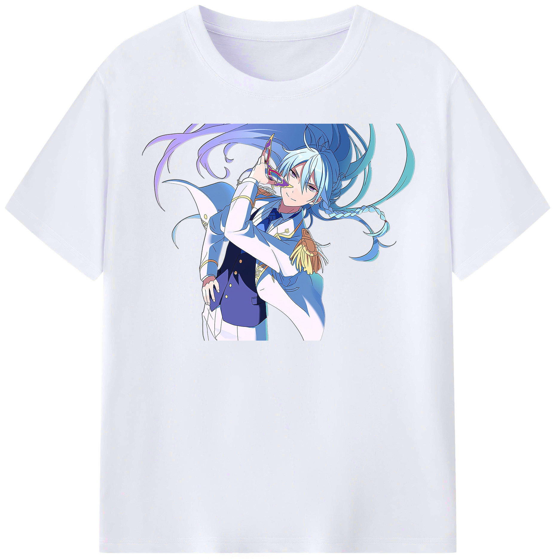 （画像用） あんさんぶるスターズ! Ensemble Stars レディースカジュアルプリントTシャツ（綿100％）