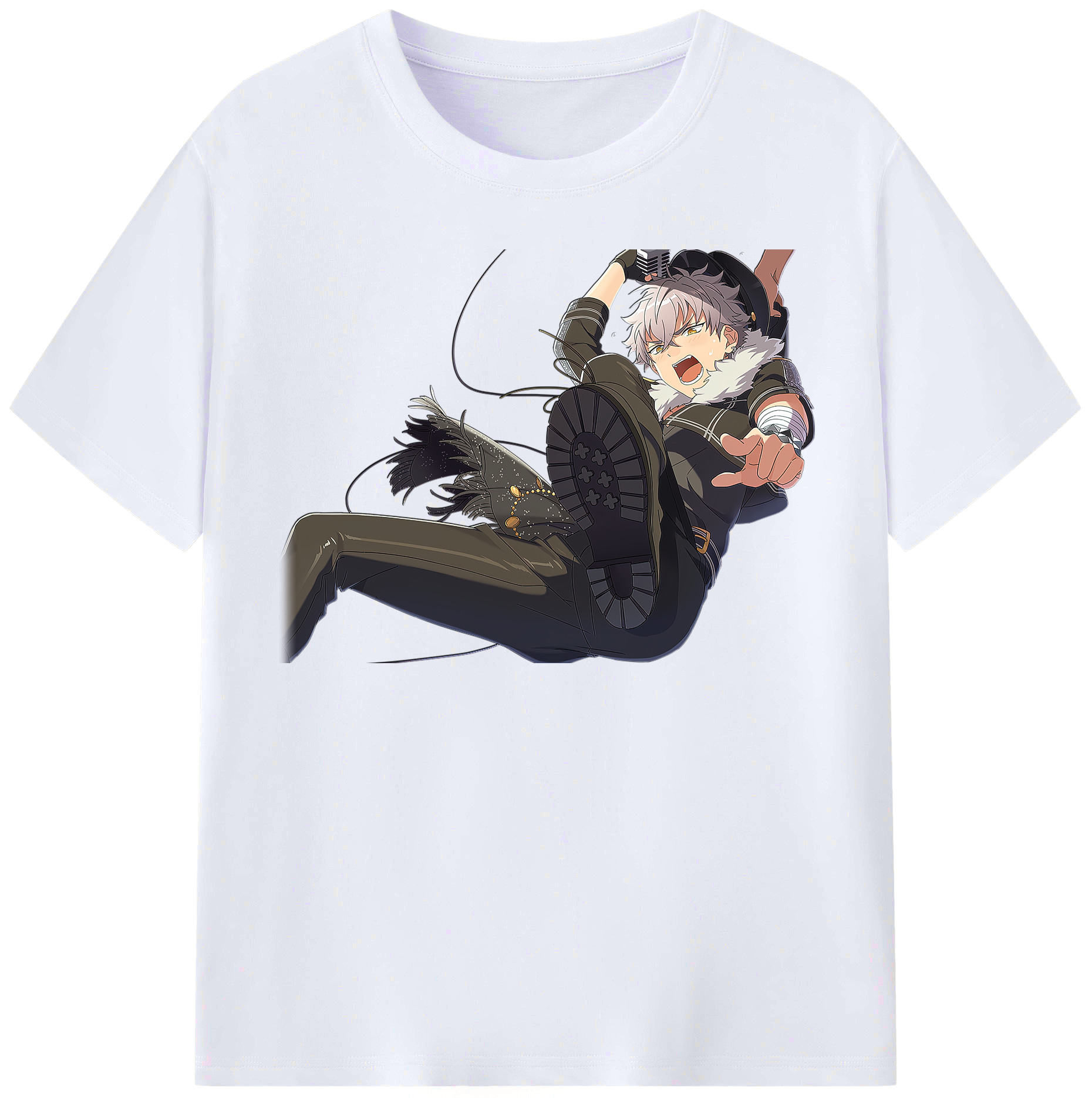 （画像用） あんさんぶるスターズ! Ensemble Stars レディースカジュアルプリントTシャツ（綿100％）