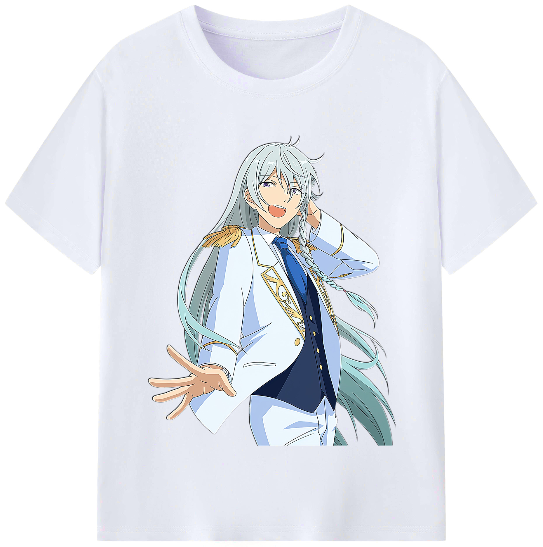 （画像用） あんさんぶるスターズ! Ensemble Stars レディースカジュアルプリントTシャツ（綿100％）