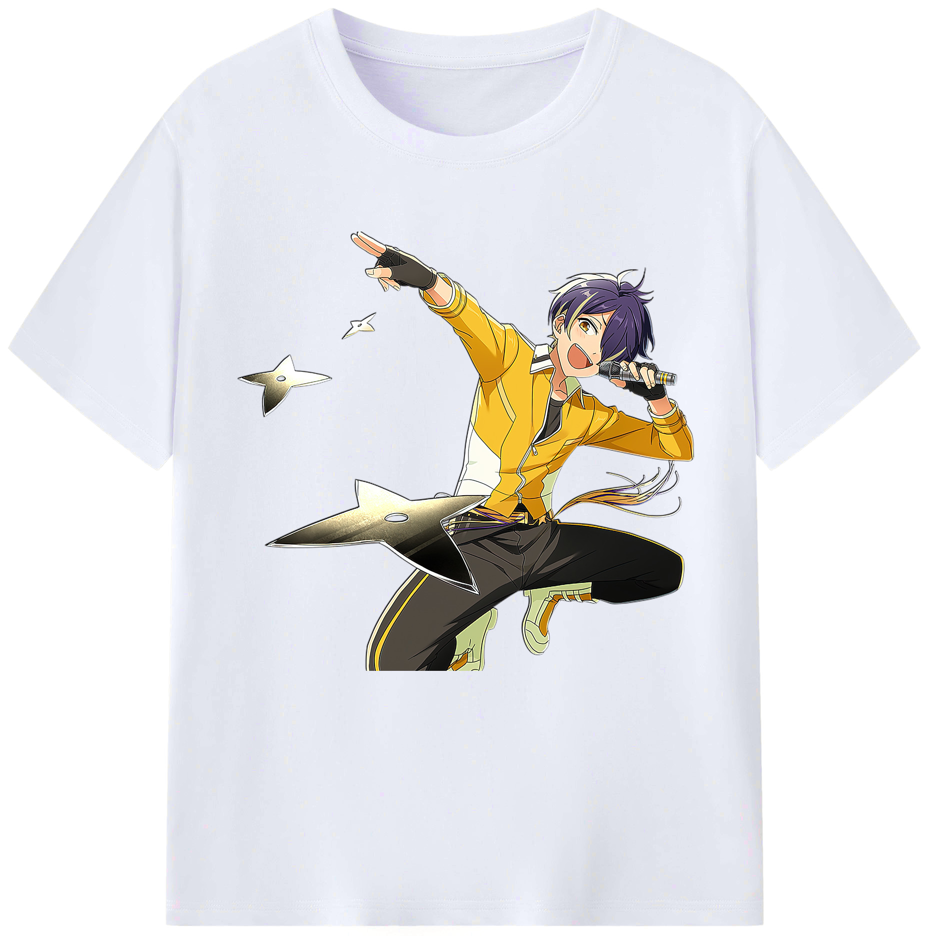 （画像用） あんさんぶるスターズ! Ensemble Stars レディースカジュアルプリントTシャツ（綿100％）