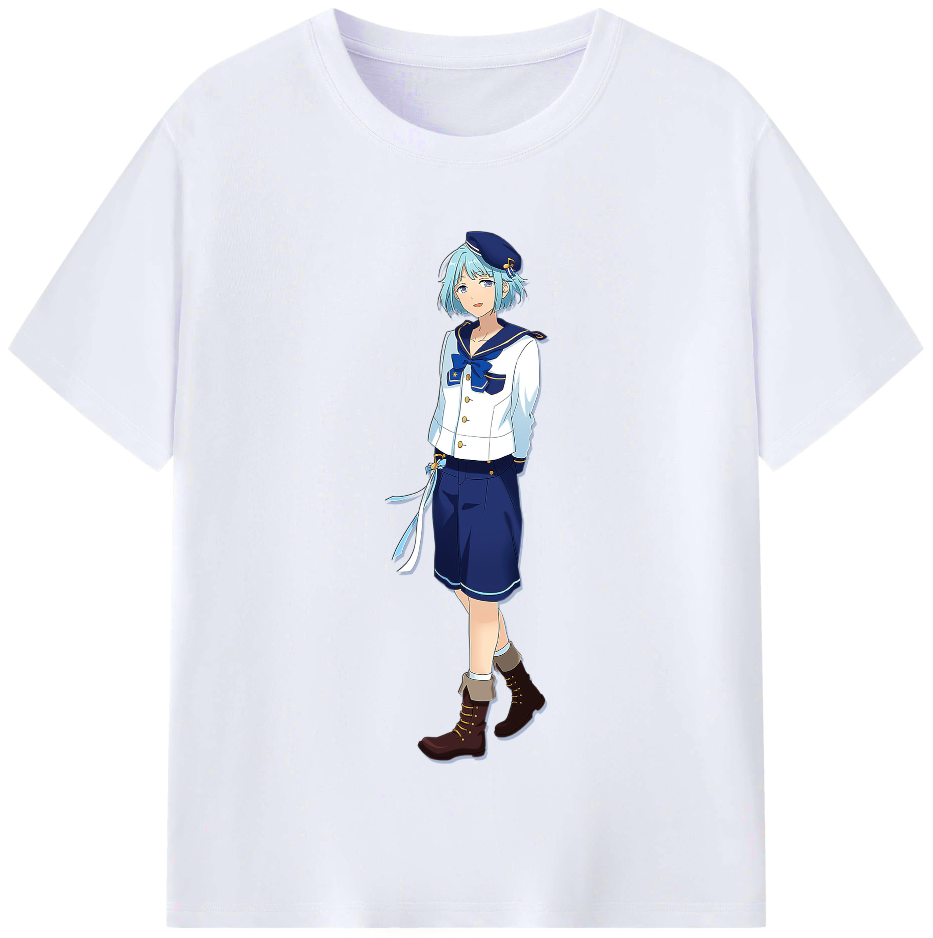 （画像用） あんさんぶるスターズ! Ensemble Stars レディースカジュアルプリントTシャツ（綿100％）