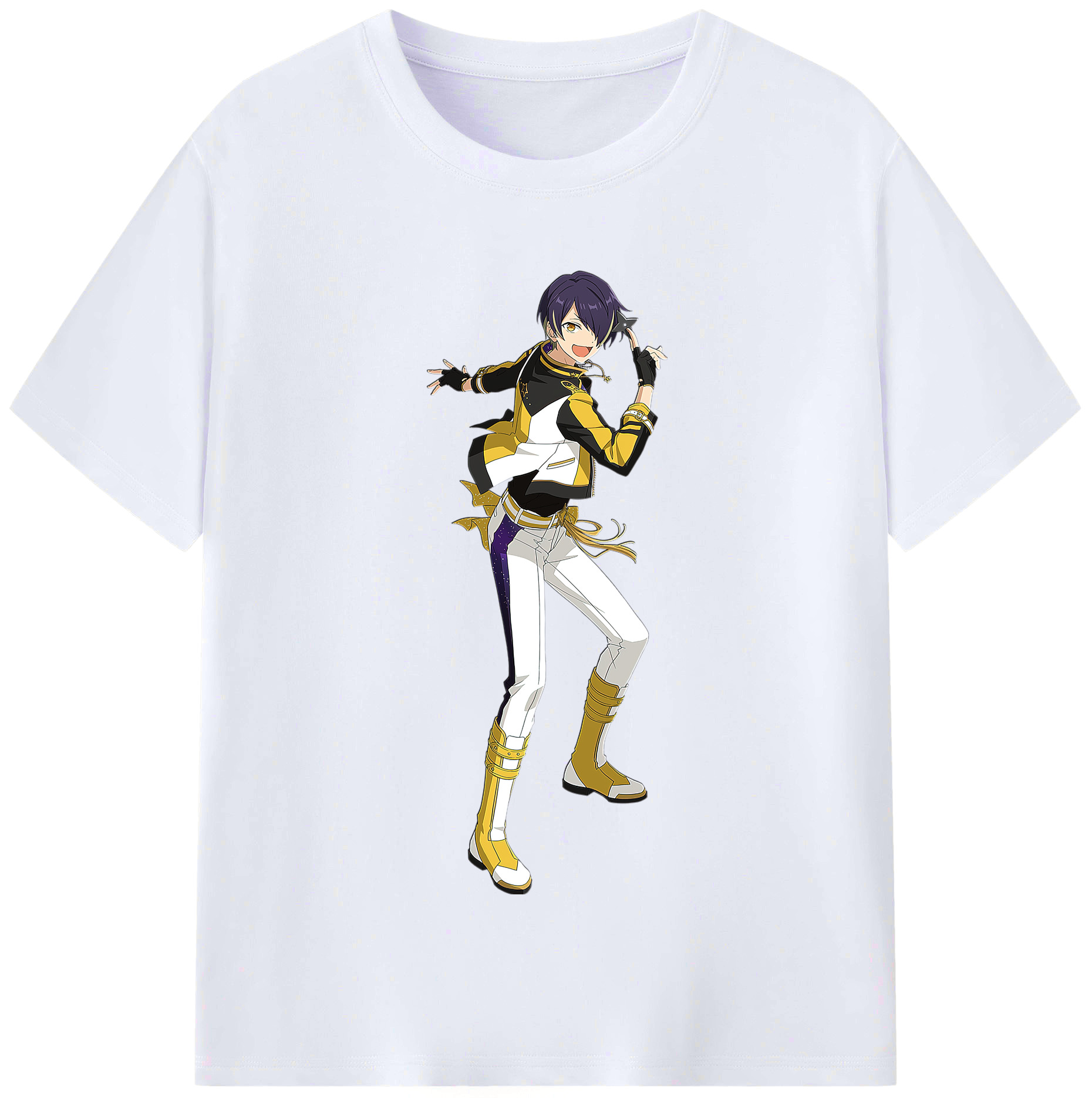 （画像用） あんさんぶるスターズ! Ensemble Stars レディースカジュアルプリントTシャツ（綿100％）