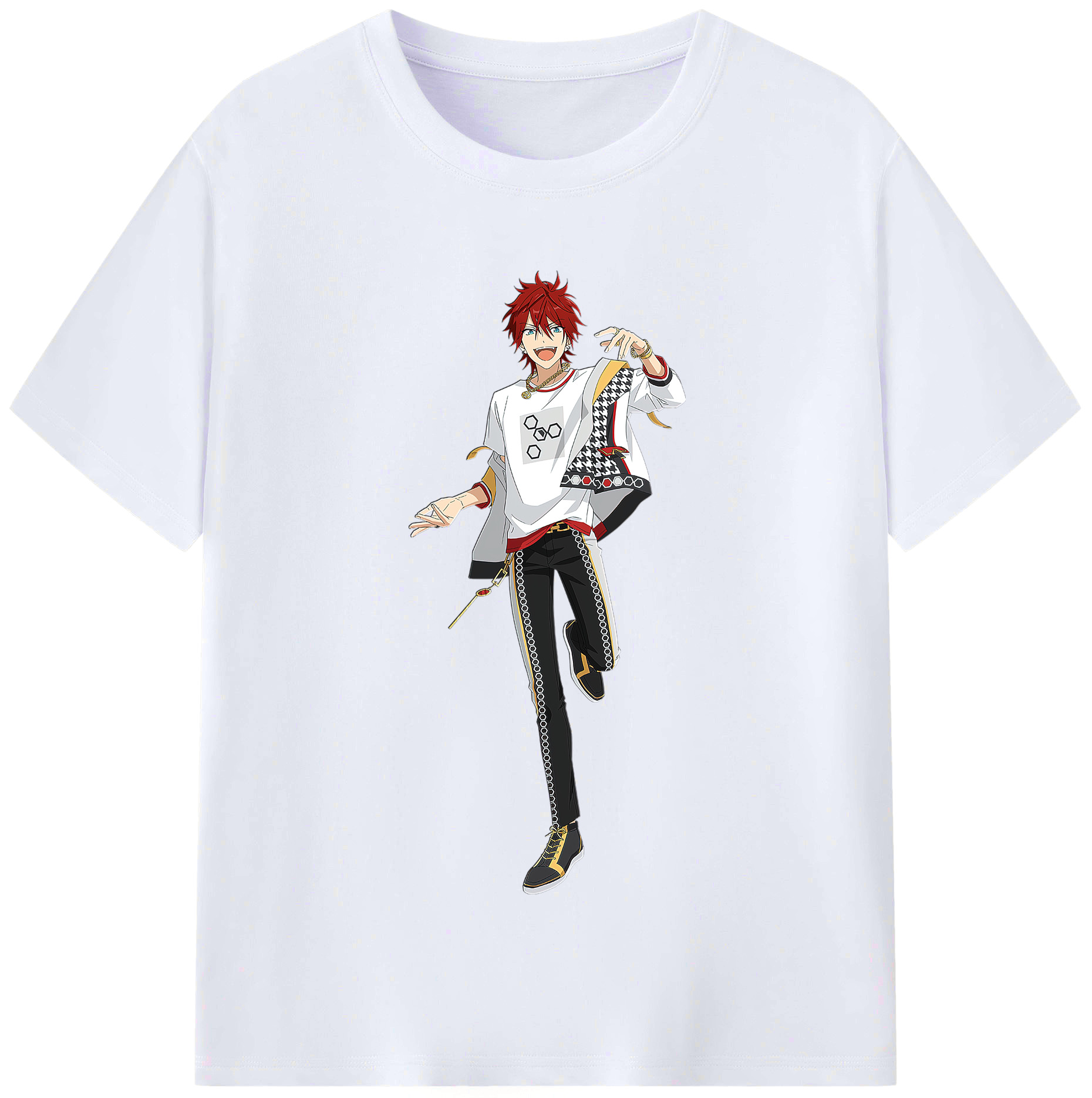 （画像用） あんさんぶるスターズ! Ensemble Stars レディースカジュアルプリントTシャツ（綿100％）