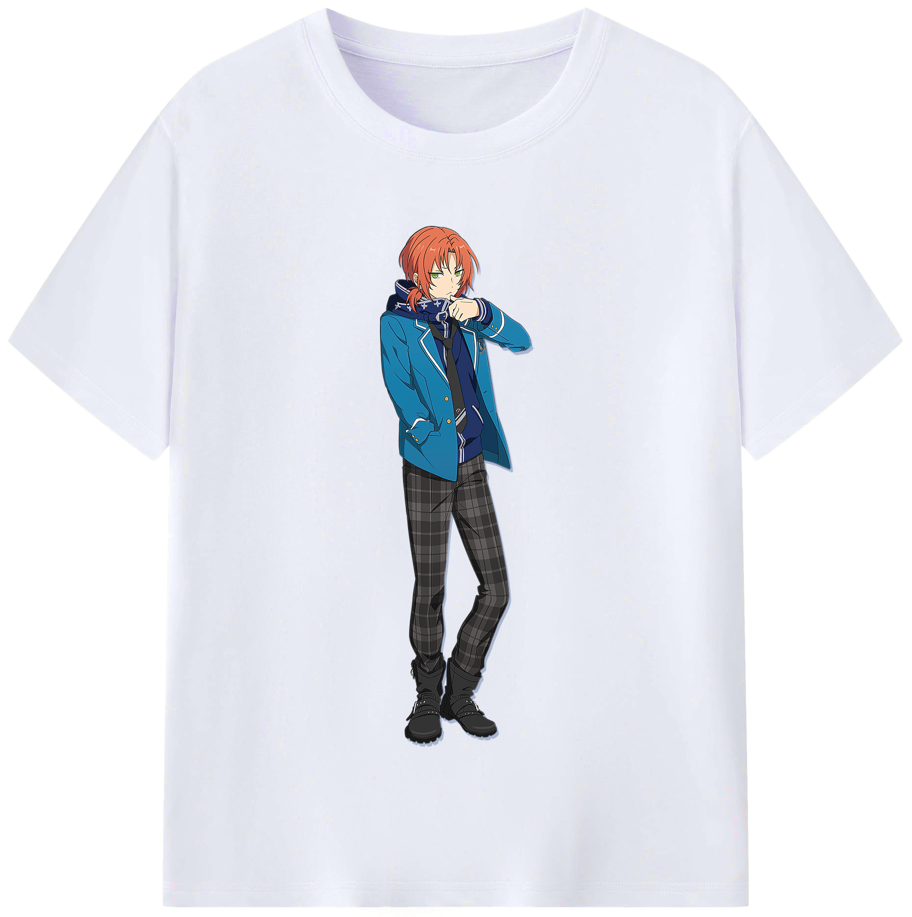 （画像用） あんさんぶるスターズ! Ensemble Stars レディースカジュアルプリントTシャツ（綿100％）