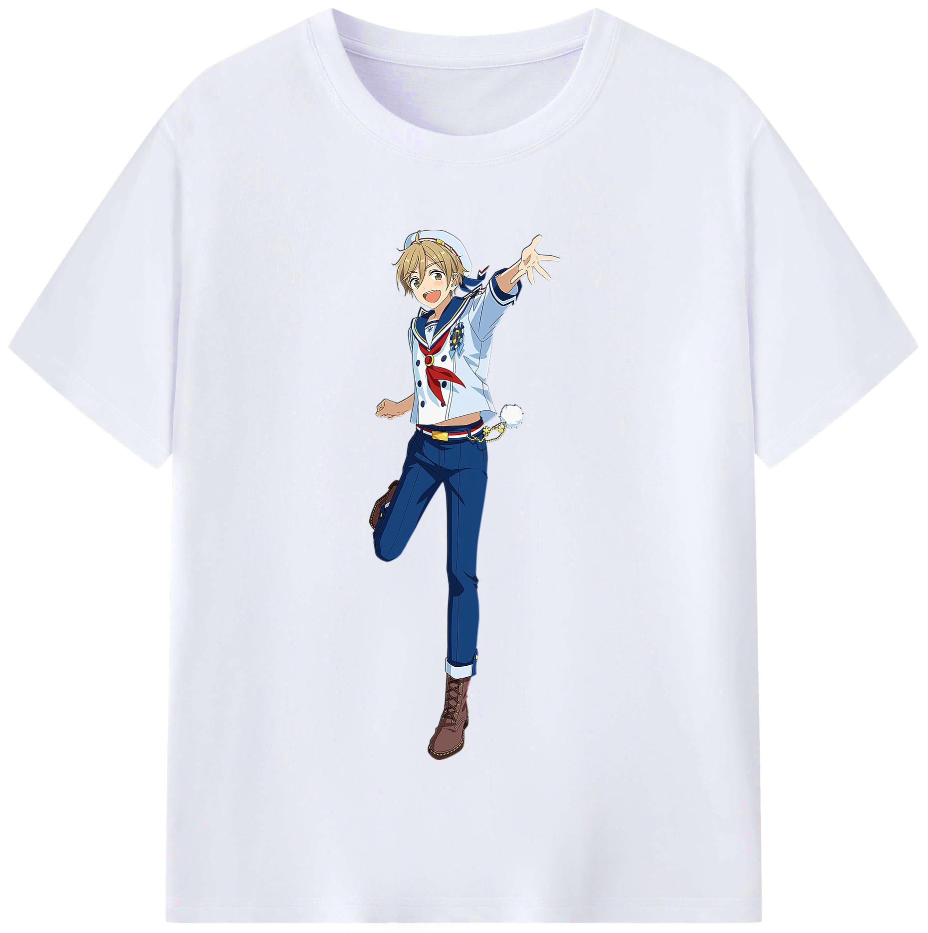 （画像用） あんさんぶるスターズ! Ensemble Stars レディースカジュアルプリントTシャツ（綿100％）
