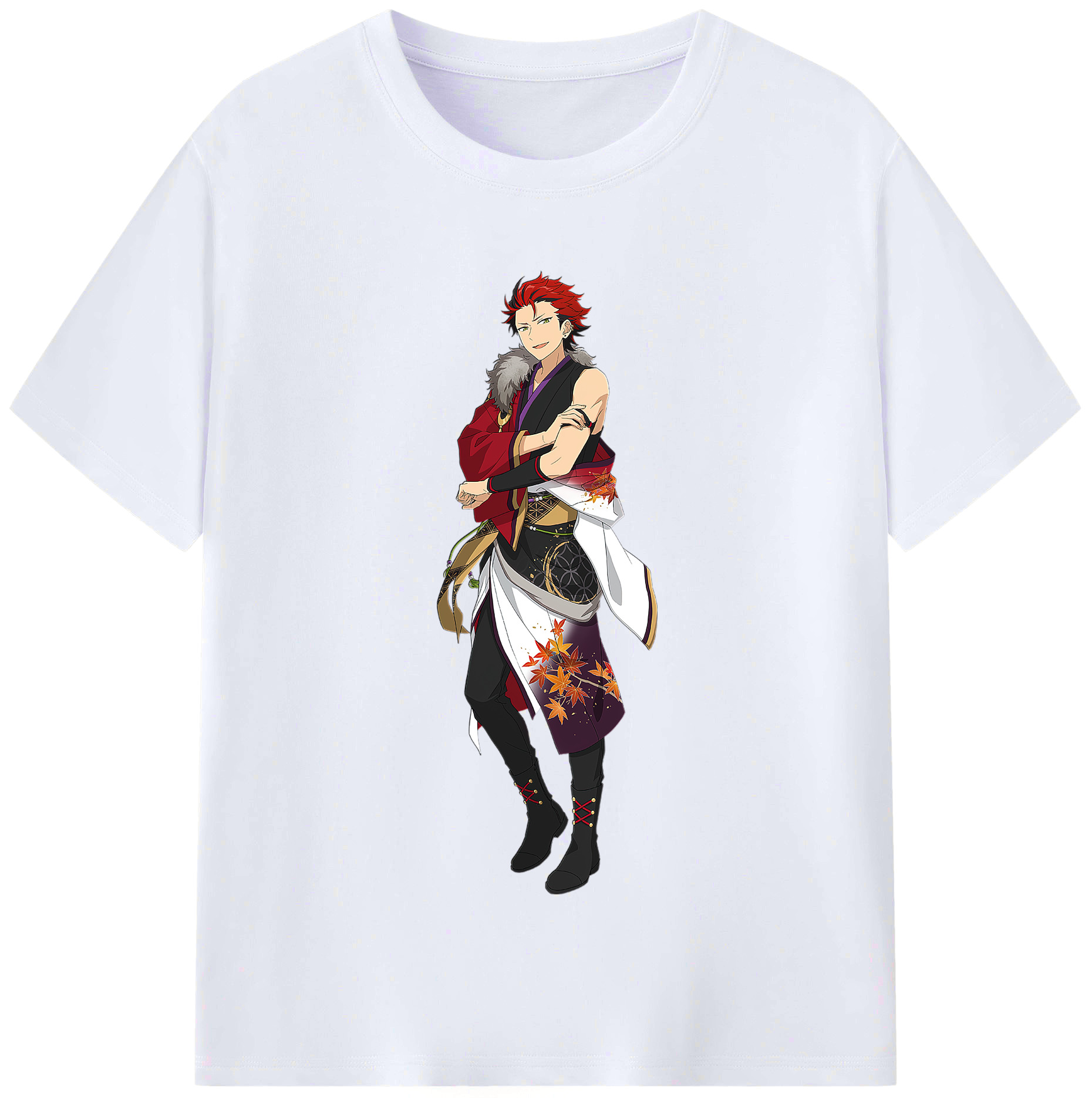 （画像用） あんさんぶるスターズ! Ensemble Stars レディースカジュアルプリントTシャツ（綿100％）
