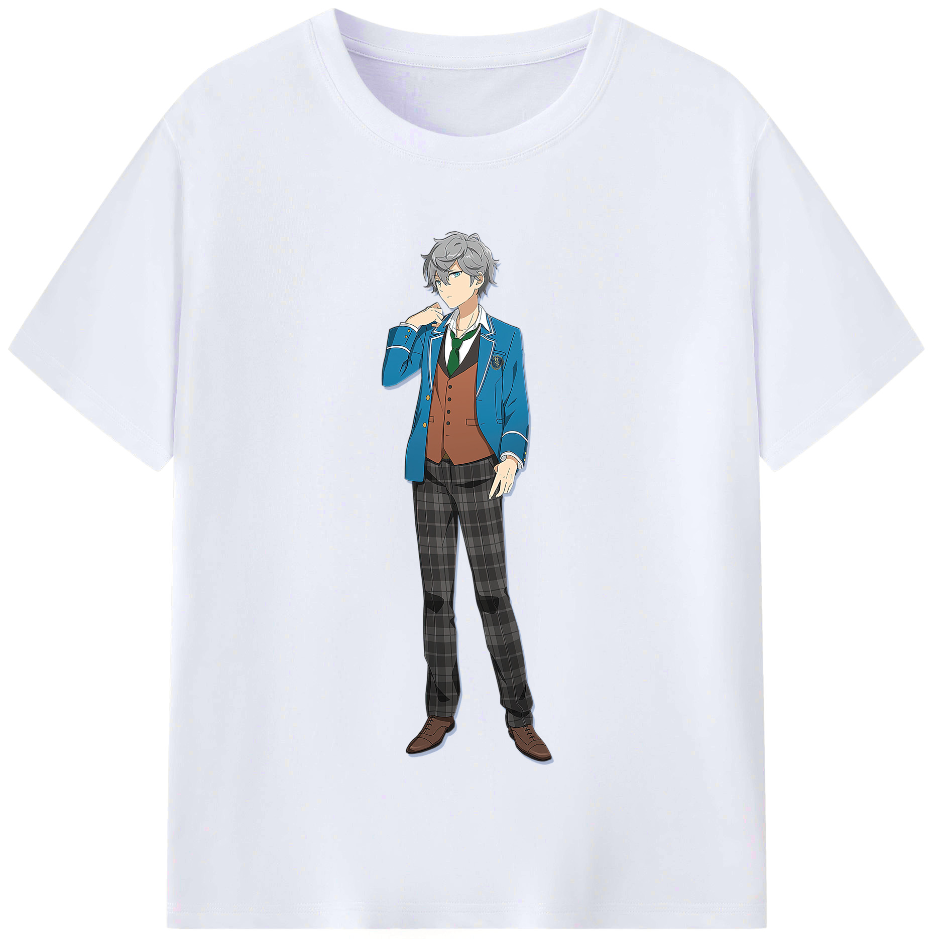 （画像用） あんさんぶるスターズ! Ensemble Stars レディースカジュアルプリントTシャツ（綿100％）