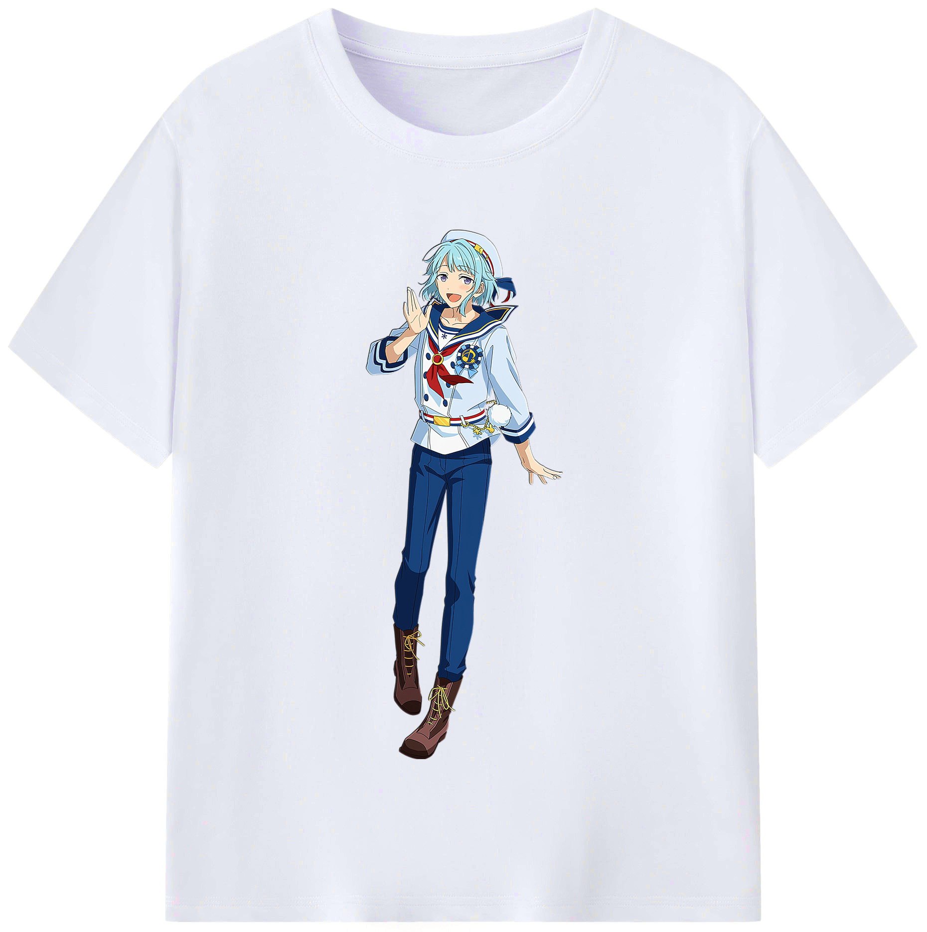 （画像用） あんさんぶるスターズ! Ensemble Stars レディースカジュアルプリントTシャツ（綿100％）