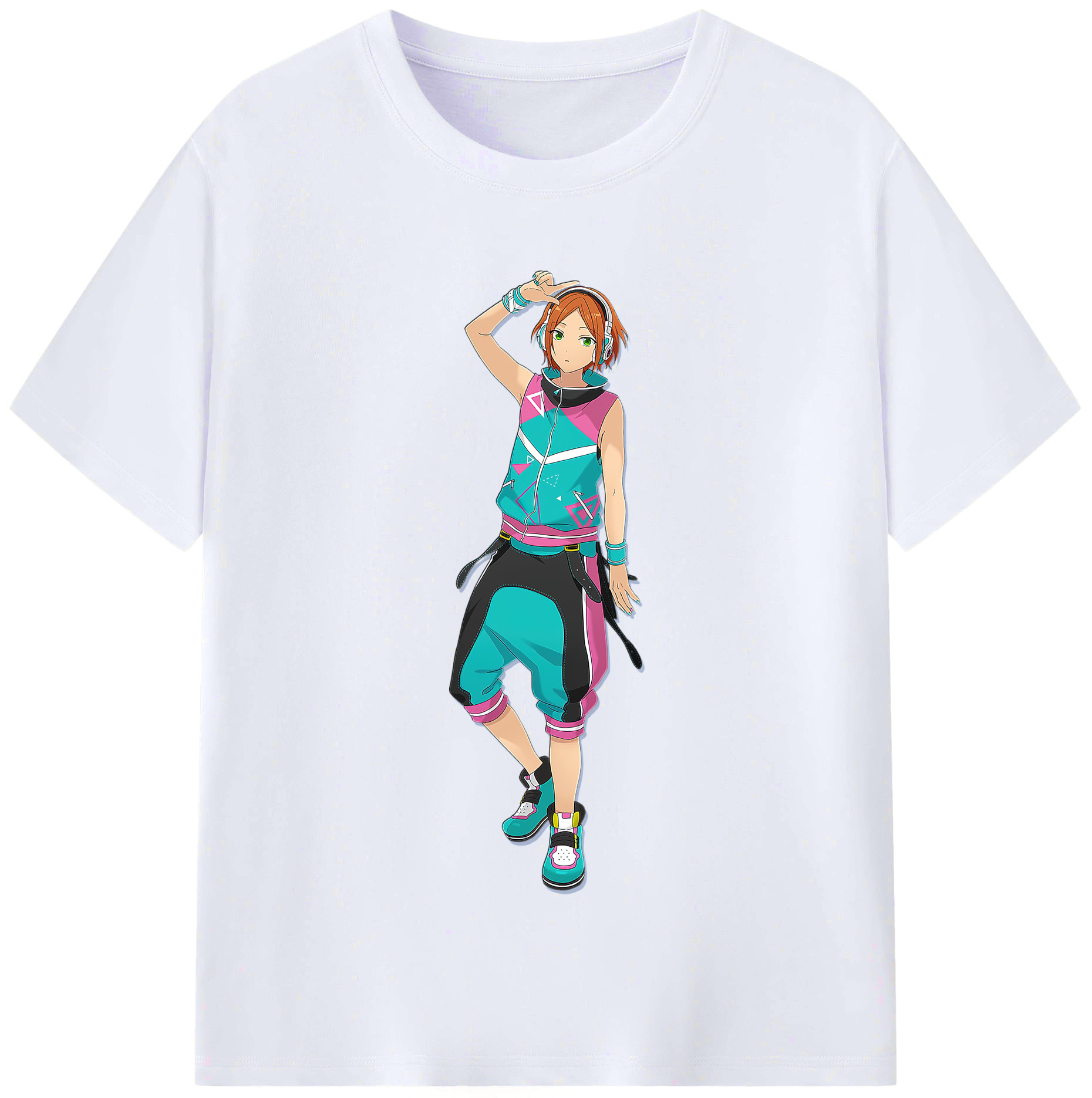 （画像用） あんさんぶるスターズ! Ensemble Stars レディースカジュアルプリントTシャツ（綿100％）
