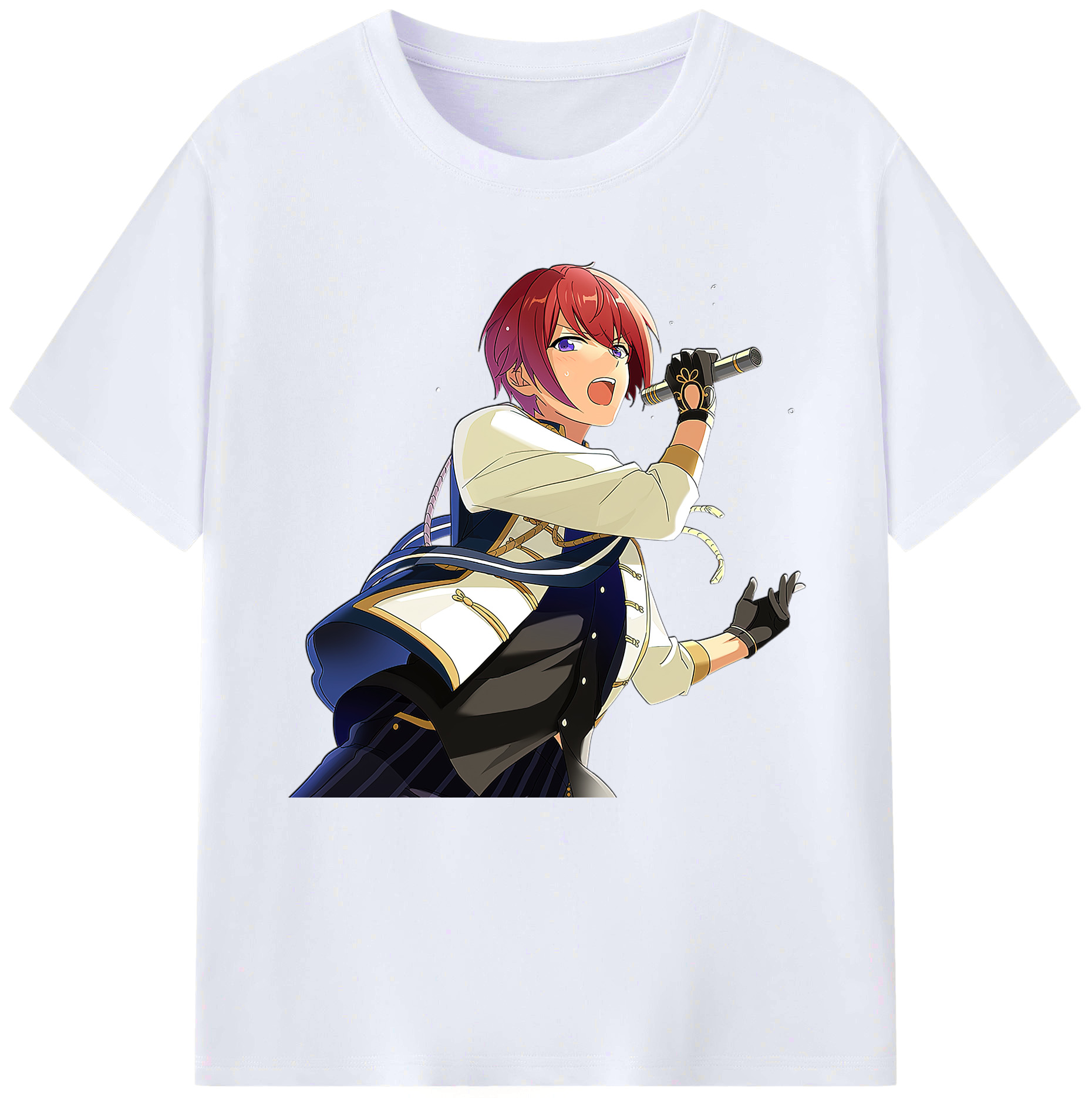 （画像用） あんさんぶるスターズ! Ensemble Stars レディースカジュアルプリントTシャツ（綿100％）