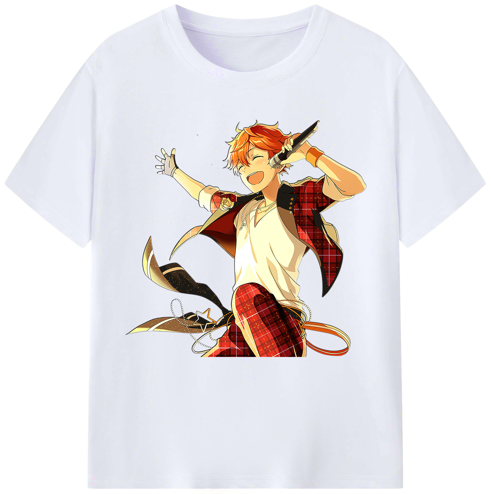 （画像用） あんさんぶるスターズ! Ensemble Stars レディースカジュアルプリントTシャツ（綿100％）