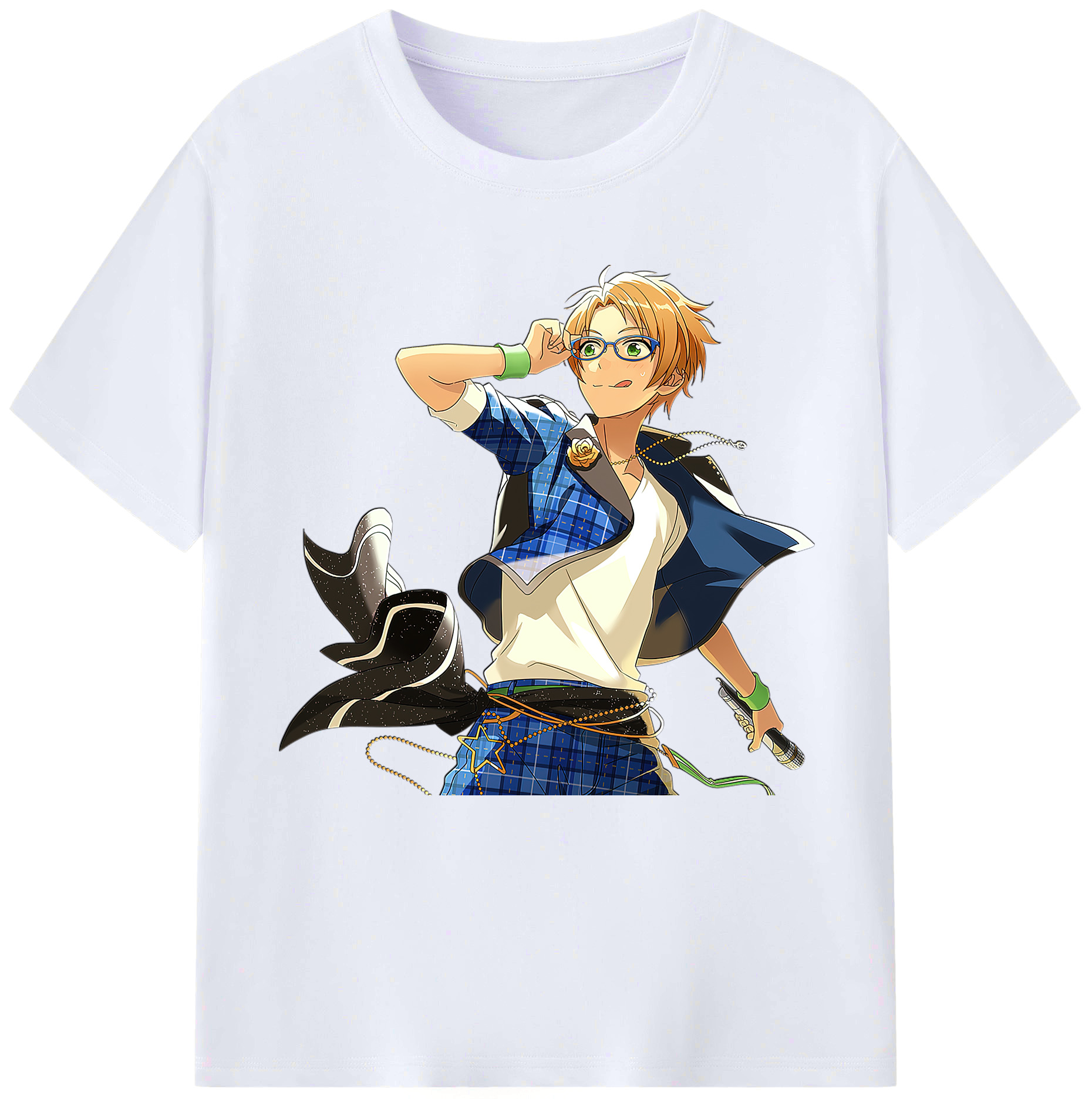 （画像用） あんさんぶるスターズ! Ensemble Stars レディースカジュアルプリントTシャツ（綿100％）