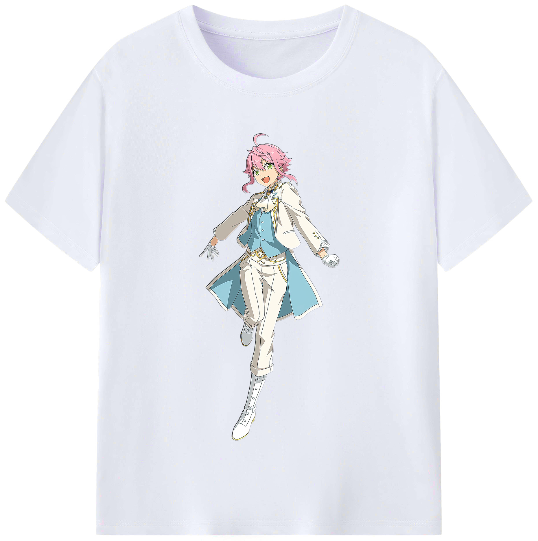 （画像用） あんさんぶるスターズ! Ensemble Stars レディースカジュアルプリントTシャツ（綿100％）