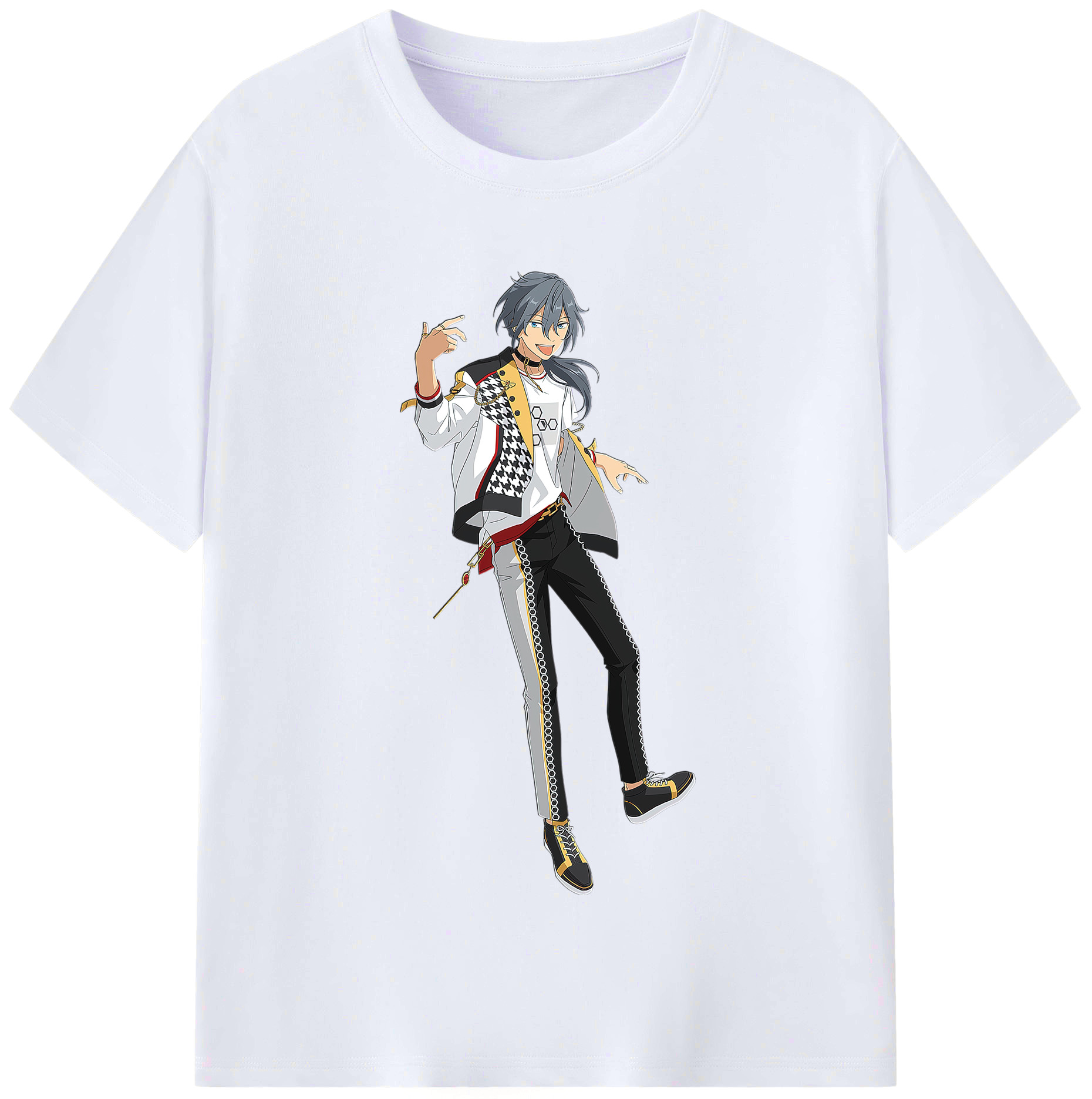（画像用） あんさんぶるスターズ! Ensemble Stars レディースカジュアルプリントTシャツ（綿100％）