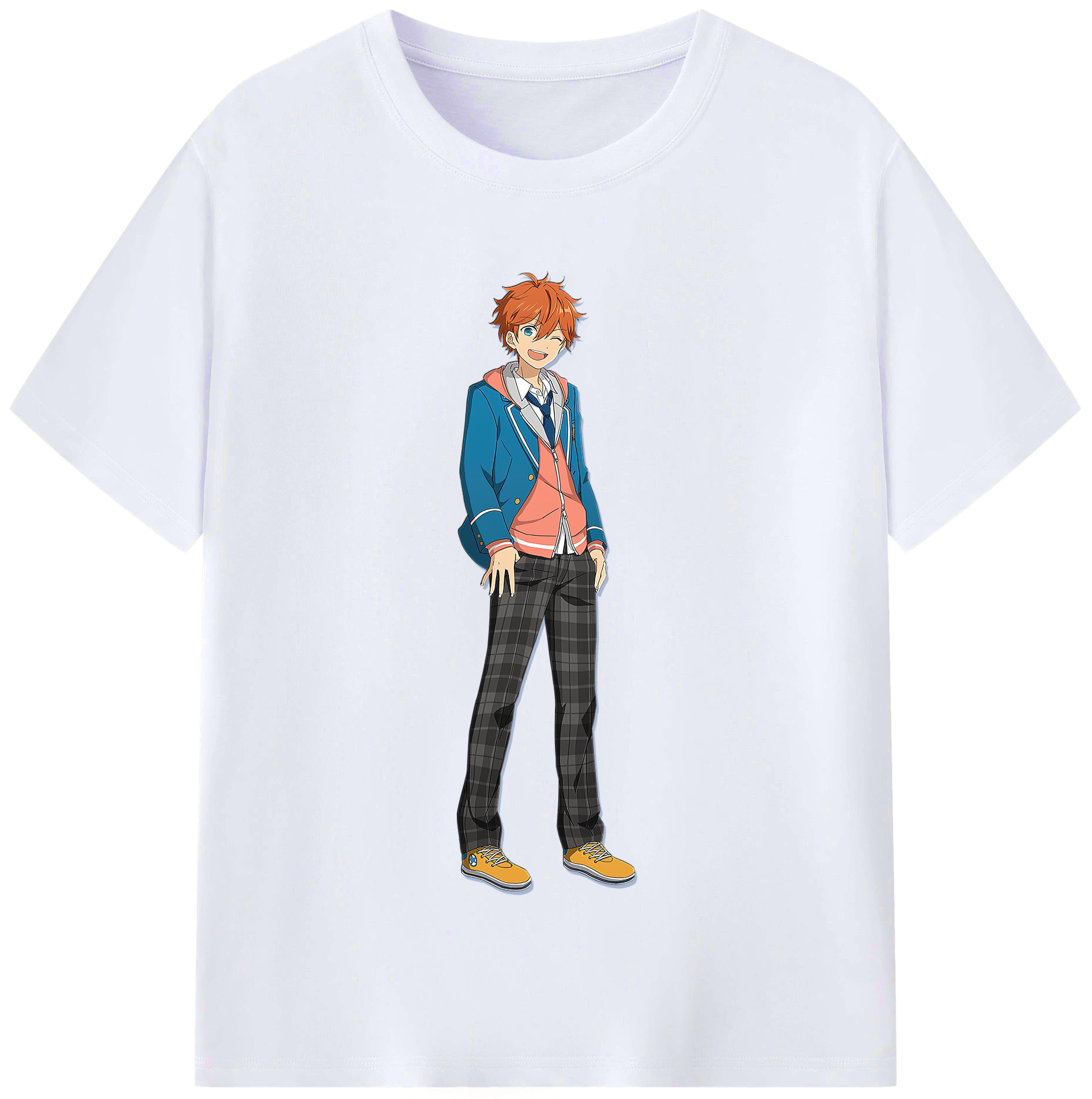 （画像用） あんさんぶるスターズ! Ensemble Stars レディースカジュアルプリントTシャツ（綿100％）