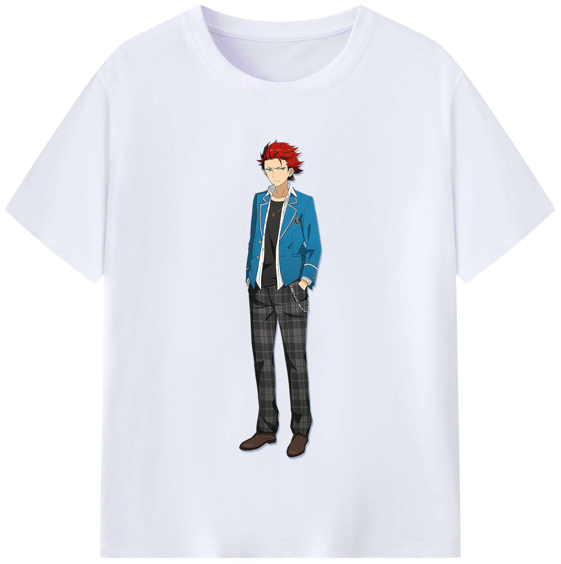 （画像用） あんさんぶるスターズ! Ensemble Stars レディースカジュアルプリントTシャツ（綿100％）