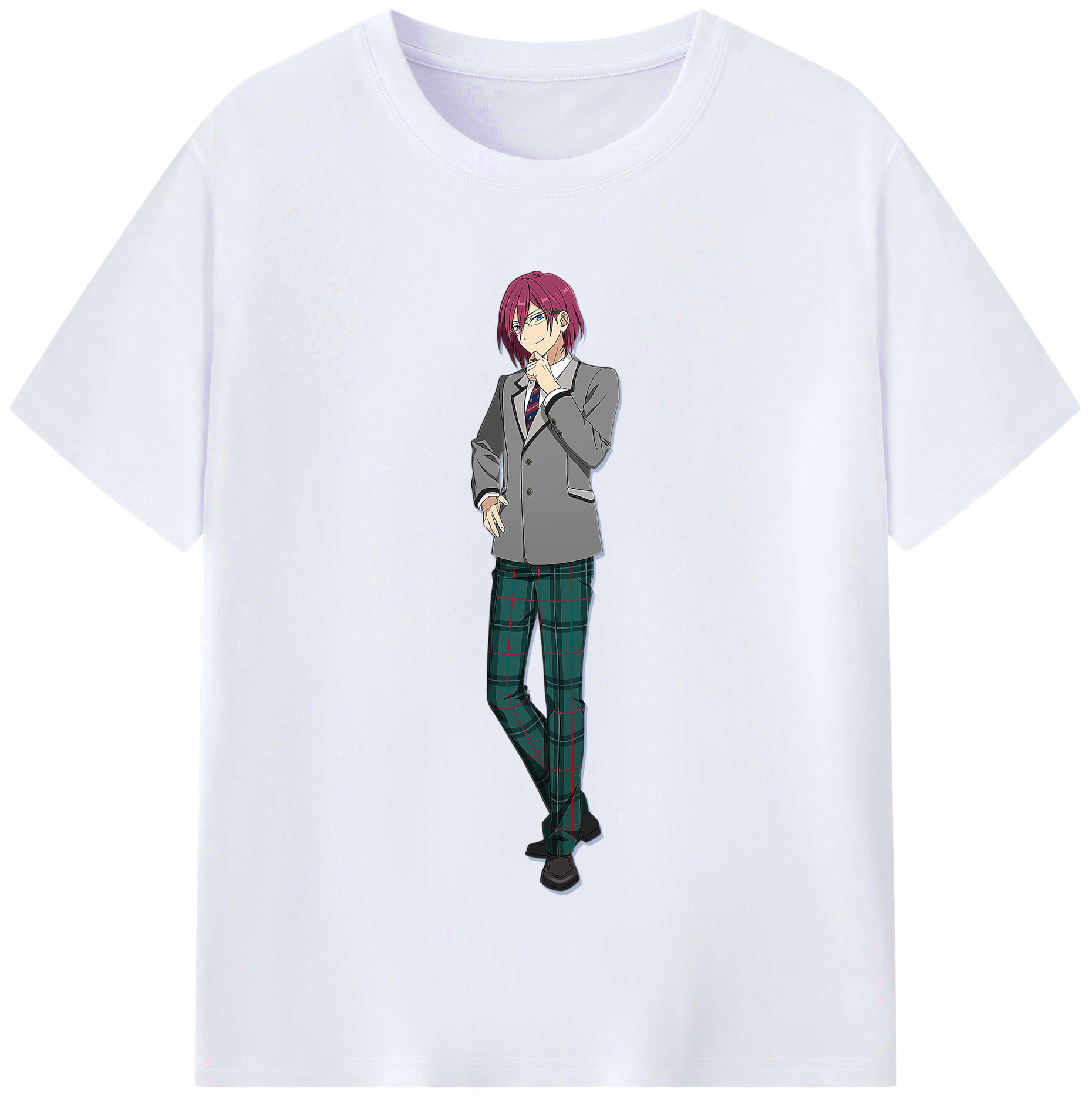 （画像用） あんさんぶるスターズ! Ensemble Stars レディースカジュアルプリントTシャツ（綿100％）