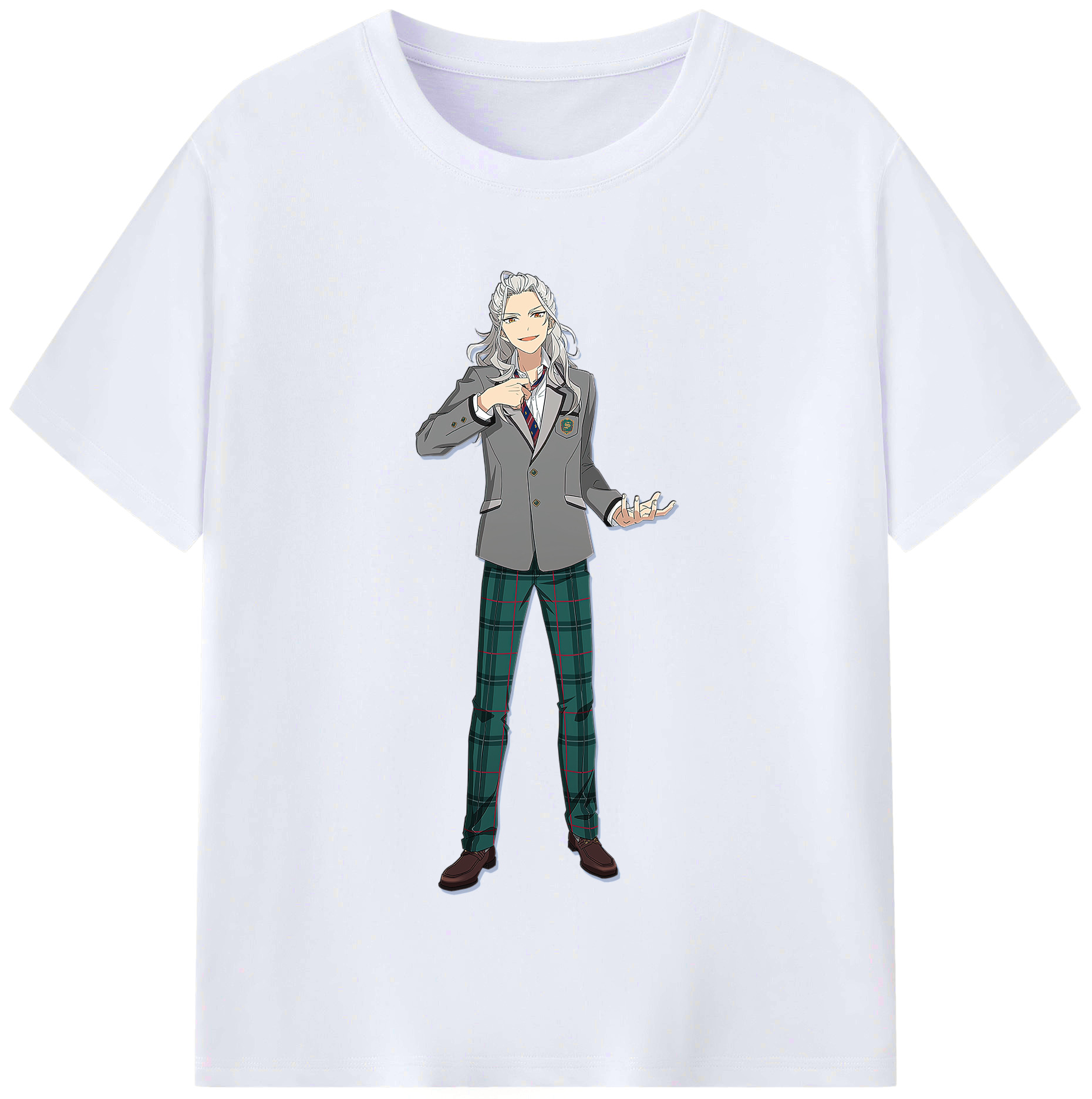 （画像用） あんさんぶるスターズ! Ensemble Stars レディースカジュアルプリントTシャツ（綿100％）