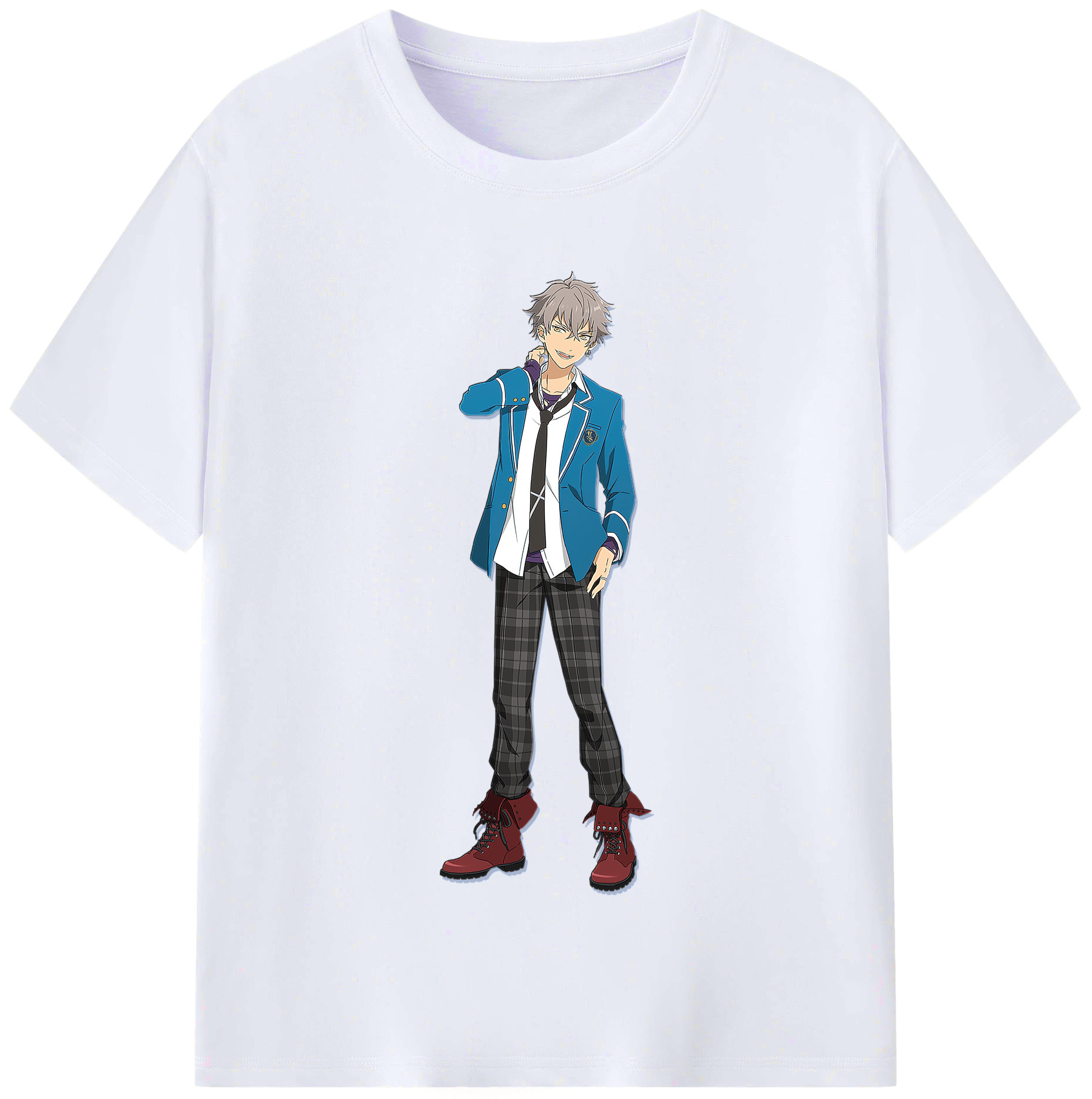 （画像用） あんさんぶるスターズ! Ensemble Stars レディースカジュアルプリントTシャツ（綿100％）