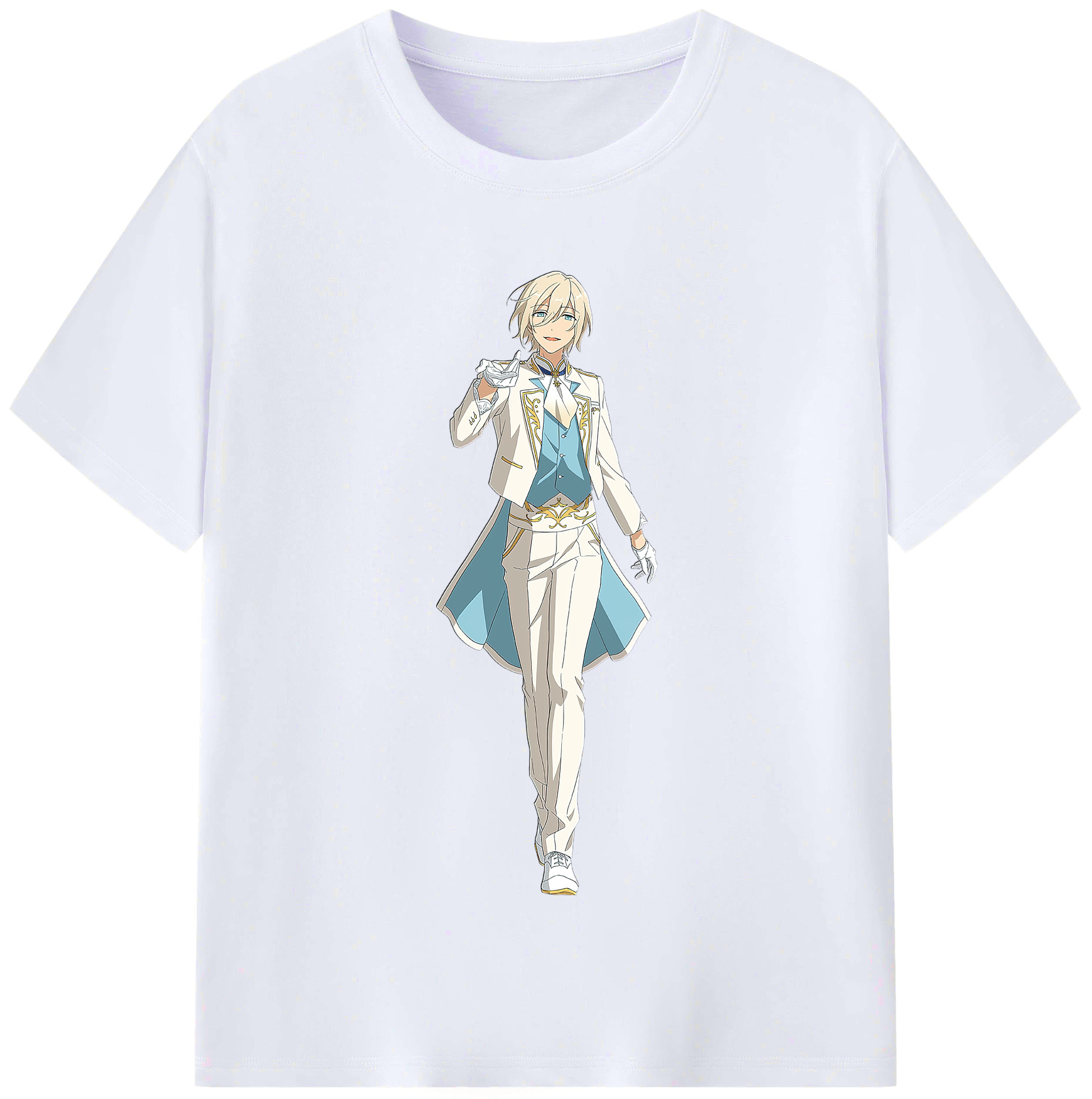 （画像用） あんさんぶるスターズ! Ensemble Stars レディースカジュアルプリントTシャツ（綿100％）