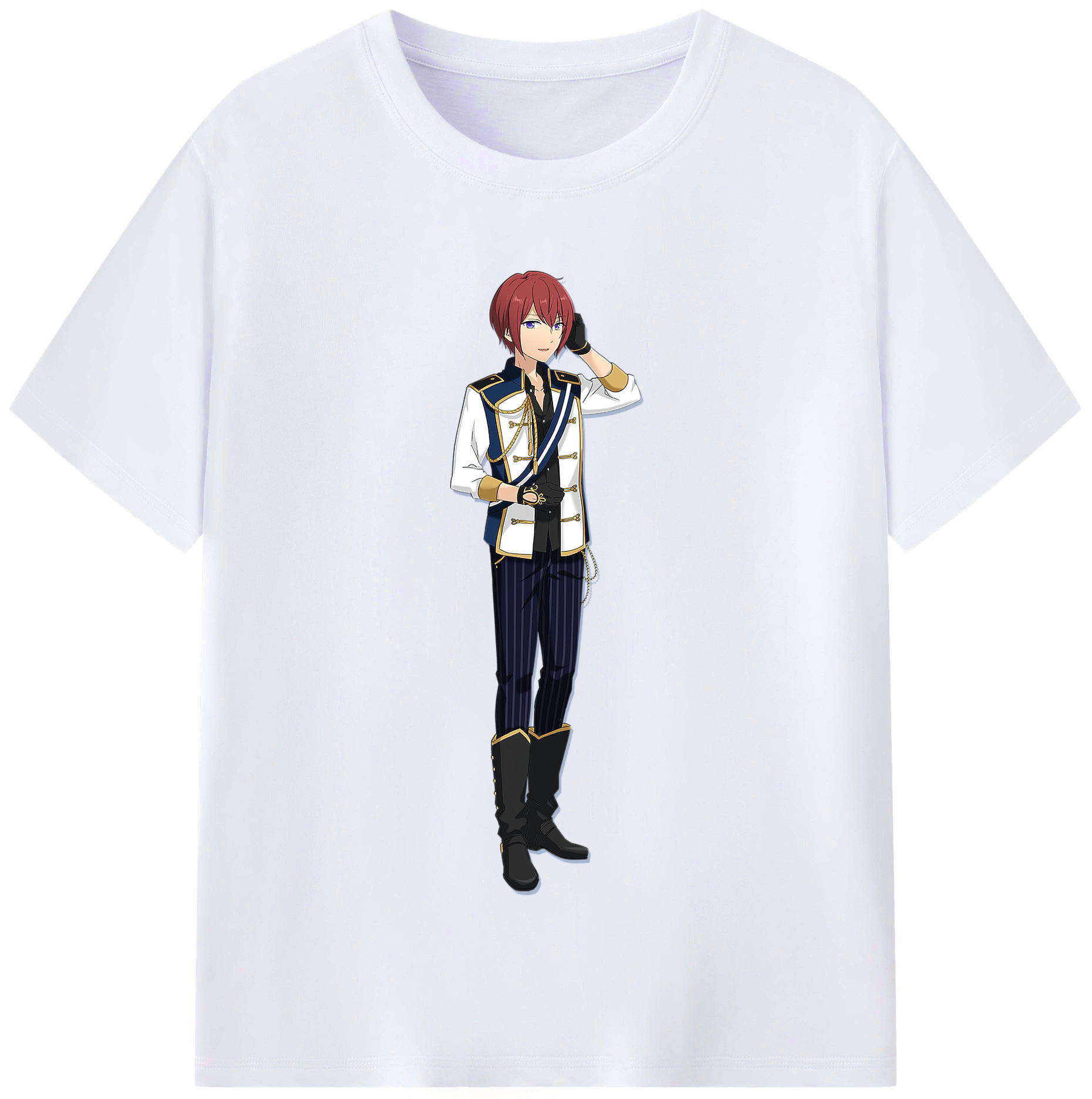 （画像用） あんさんぶるスターズ! Ensemble Stars レディースカジュアルプリントTシャツ（綿100％）