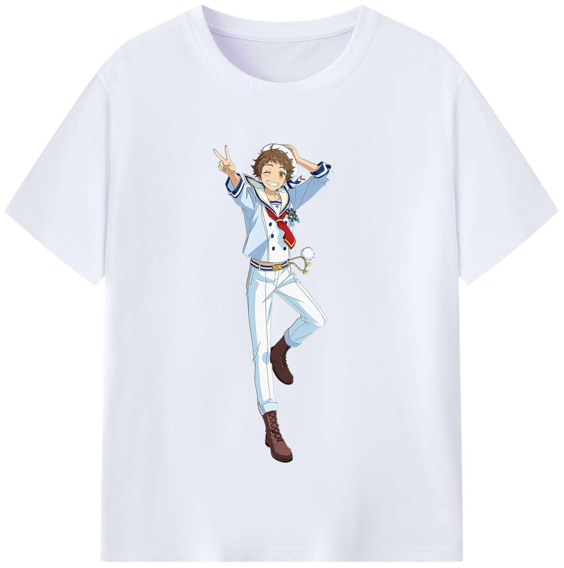 （画像用） あんさんぶるスターズ! Ensemble Stars レディースカジュアルプリントTシャツ（綿100％）