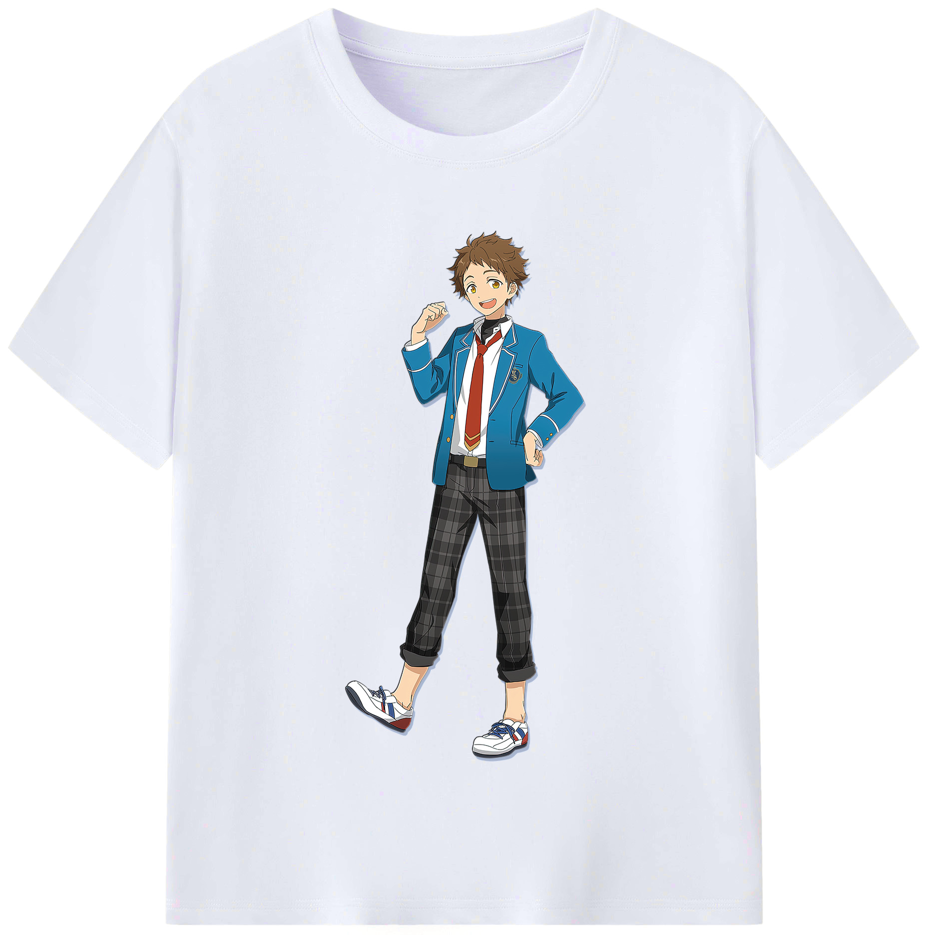 （画像用） あんさんぶるスターズ! Ensemble Stars レディースカジュアルプリントTシャツ（綿100％）